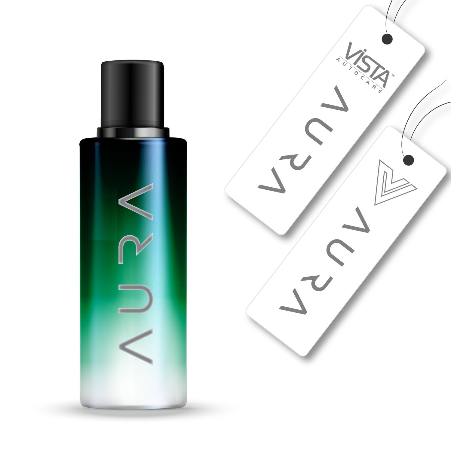 Aura Hanging Air Freshener - Earth 30 ml with 2 Hanging Boards | For Cars, Home, Living Spaces, Office, Closets, Bathrooms | 400 + Sprays