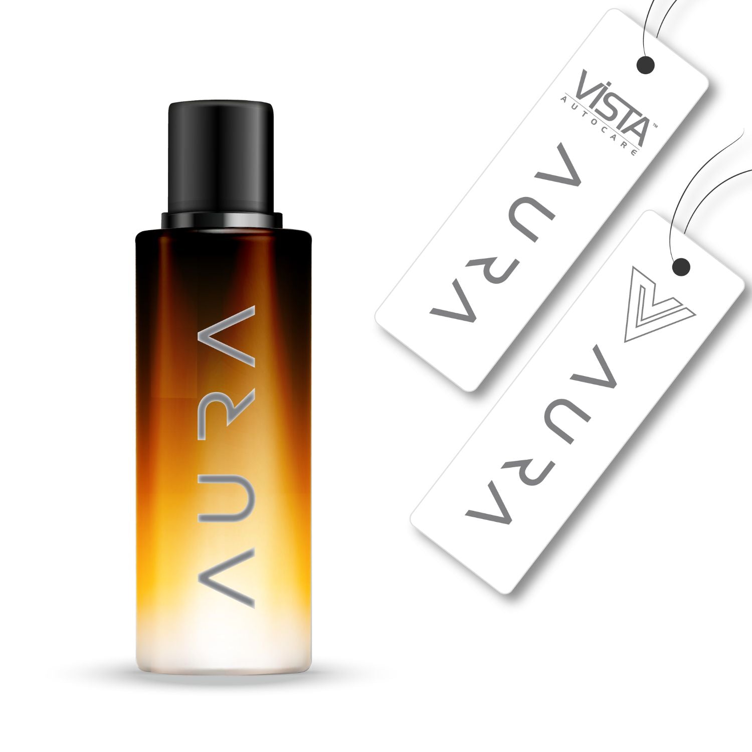 Aura Hanging Air Freshener - Arabian Aroma 30ml with 2 Hanging Boards | For Cars, Home, Living Spaces, Office, Closets, Bathrooms | 400 + Sprays