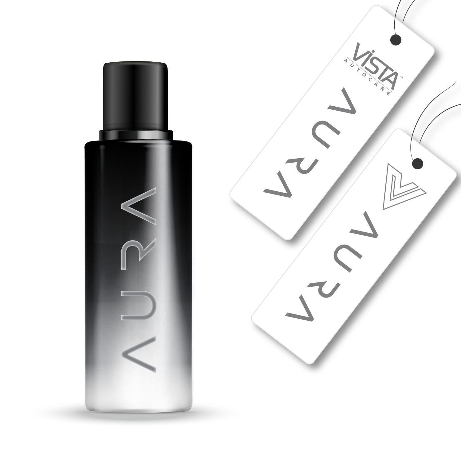 Aura Hanging Air Freshener - Crown 30 ml with 2 Hanging Boards | For Cars, Home, Living Spaces, Office, Closets, Bathrooms | 400 + Sprays