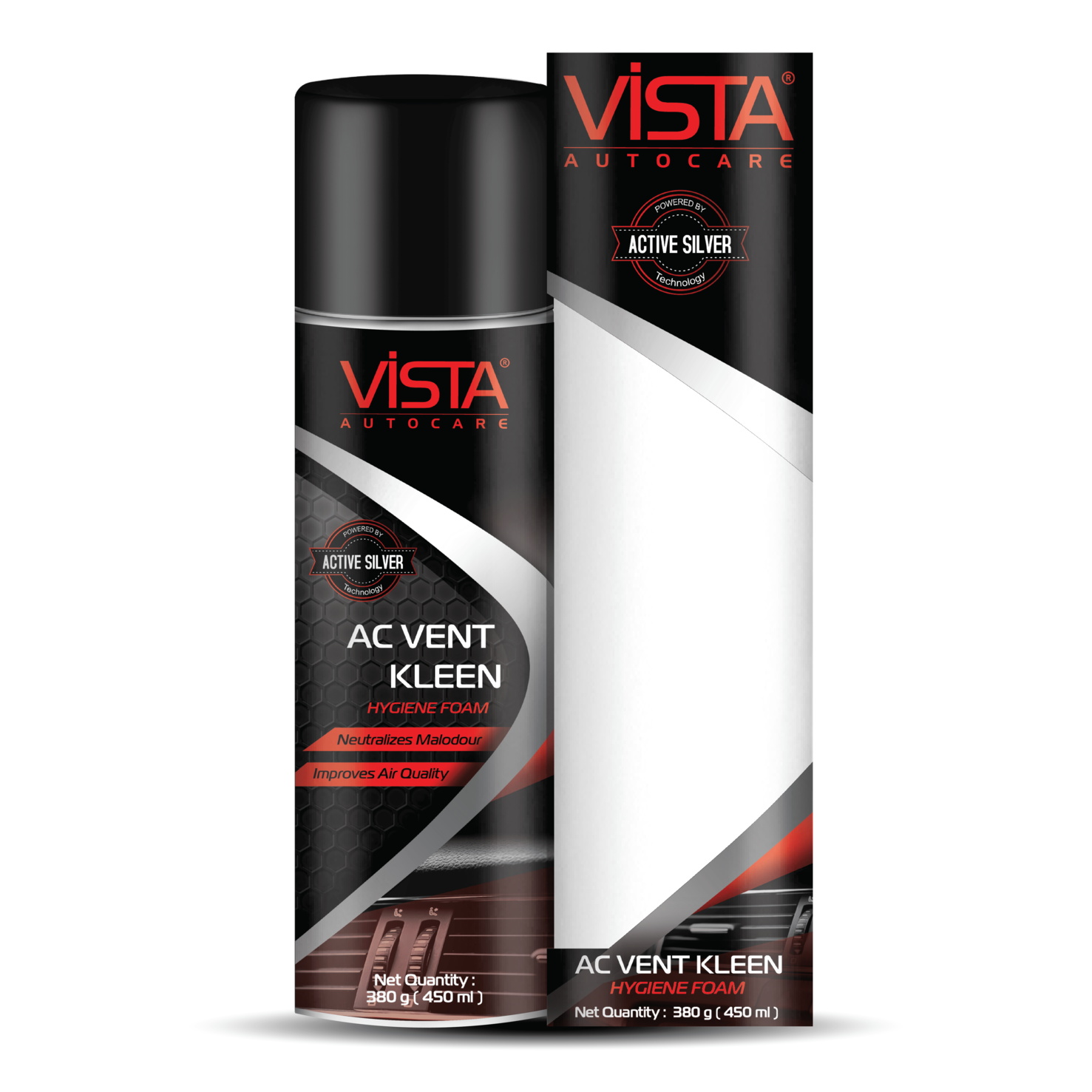 AC Vent Kleen - 380g | Hygiene Foam Spray with Extension Tube