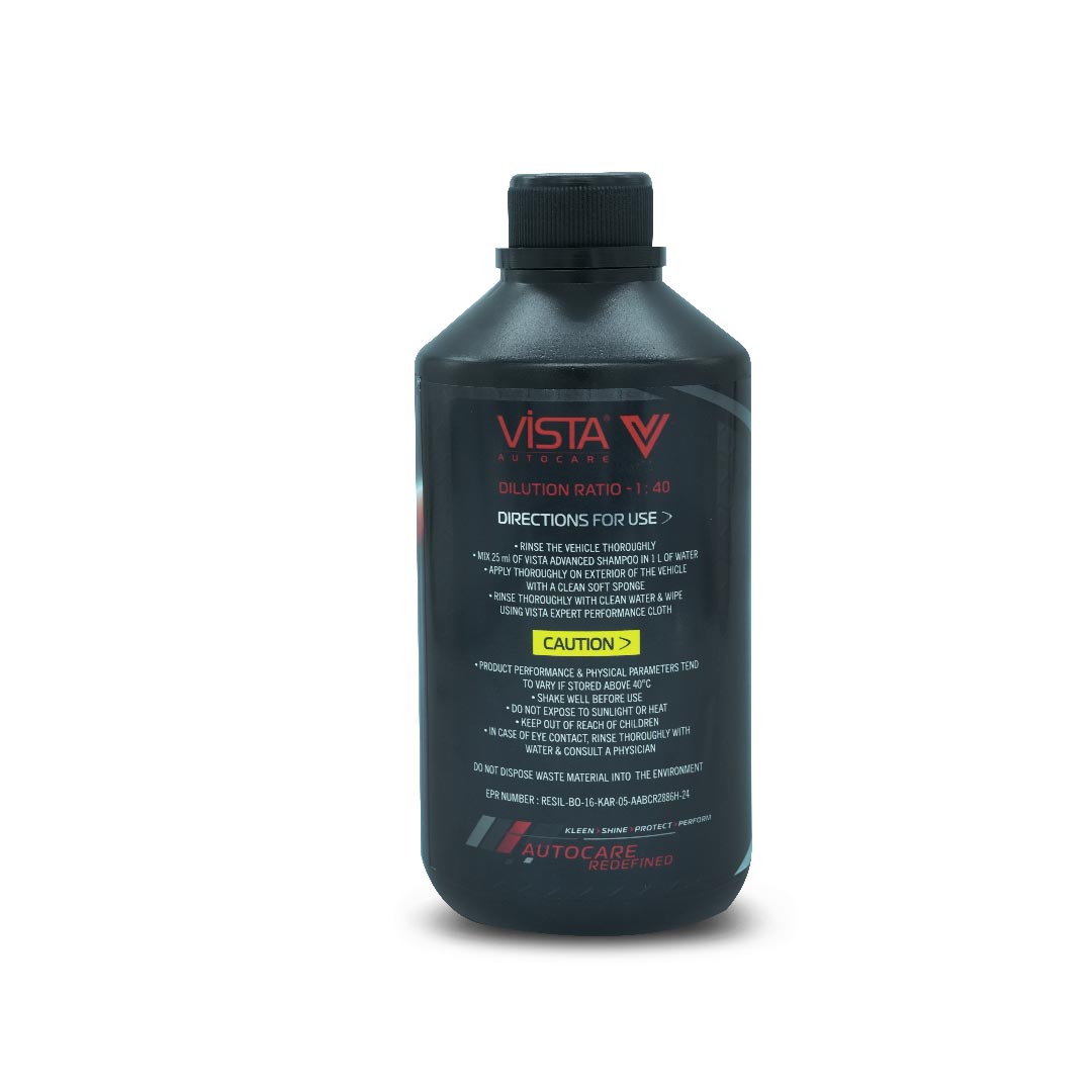 Advanced Shampoo 1L - pH Balance Formula, For Car and Bike