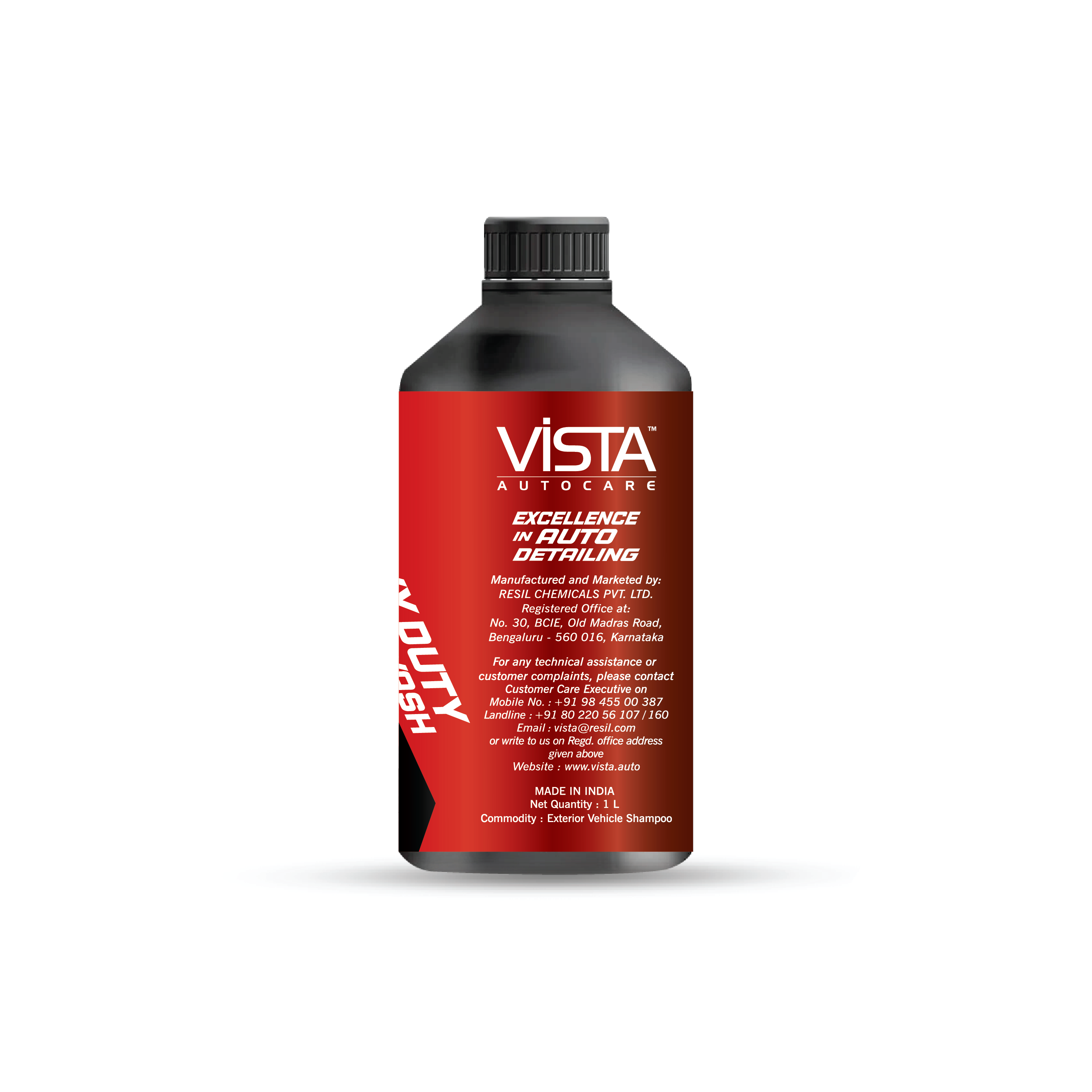 Advanced Shampoo 1L - pH Balance Formula, For Car and Bike
