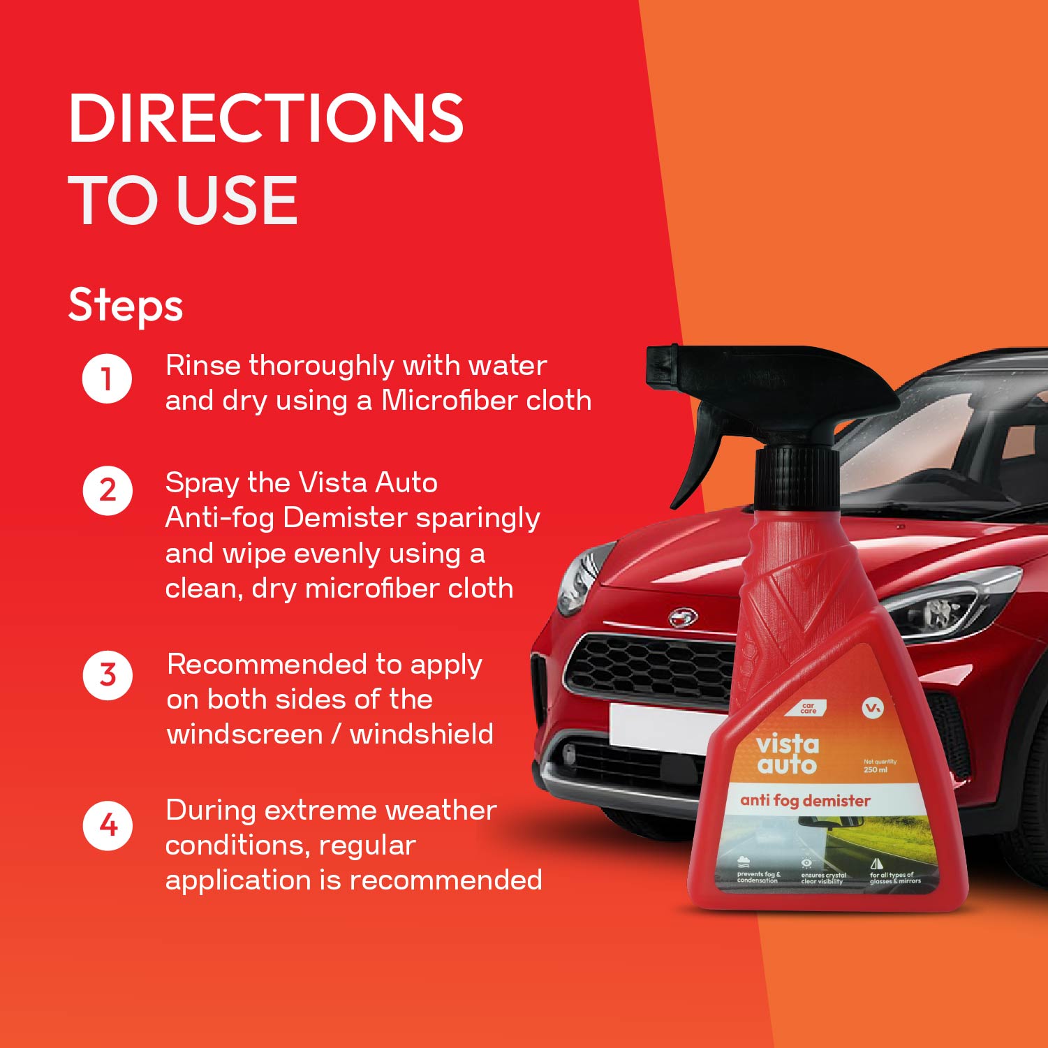 Anti Fog Demister 250 ml