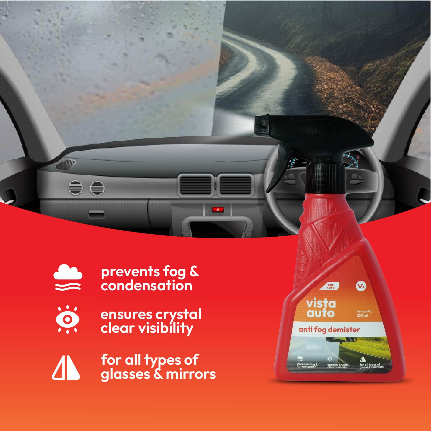 Anti Fog Demister 250 ml