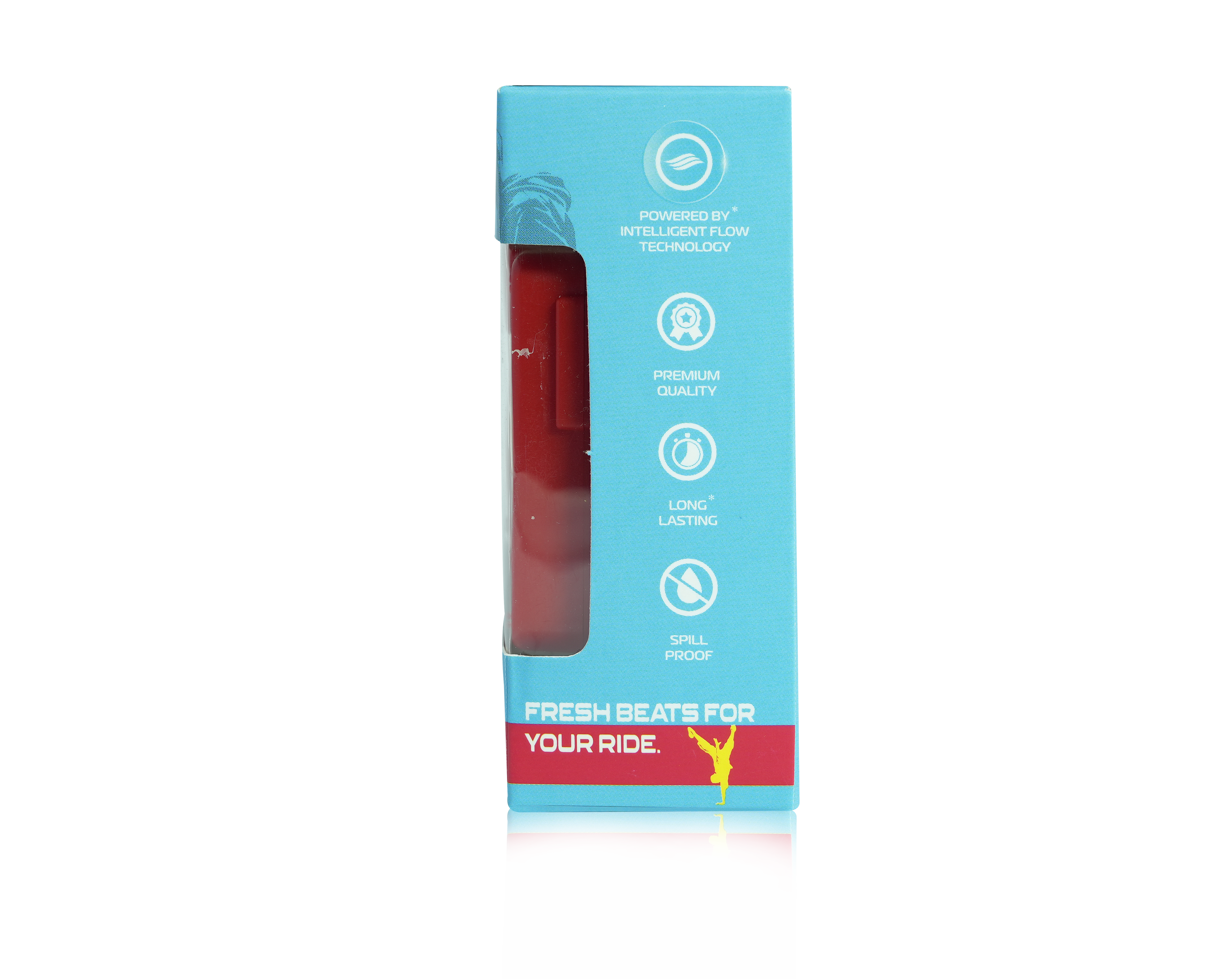 Aura Hip Hop Car Air Freshener – Cassette Style Dashboard Perfume | Long-Lasting Wooden Block Car Fragrance | Fresh Urban Vibe - 26g