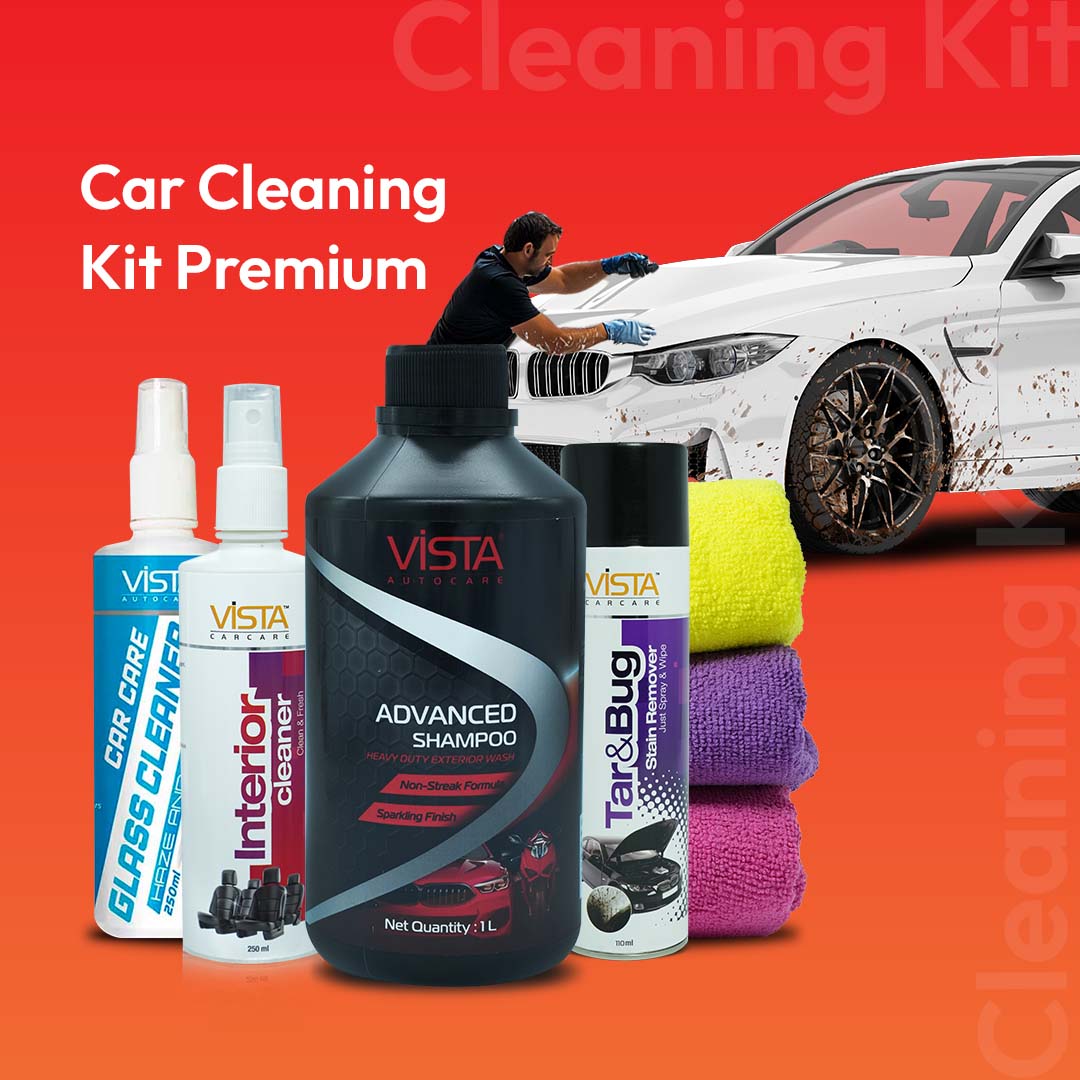 Car Cleaning Kit Premium - CK6 | 5-Piece Deep Clean Bundle | Wash, Stain Removal, Glass & Interior