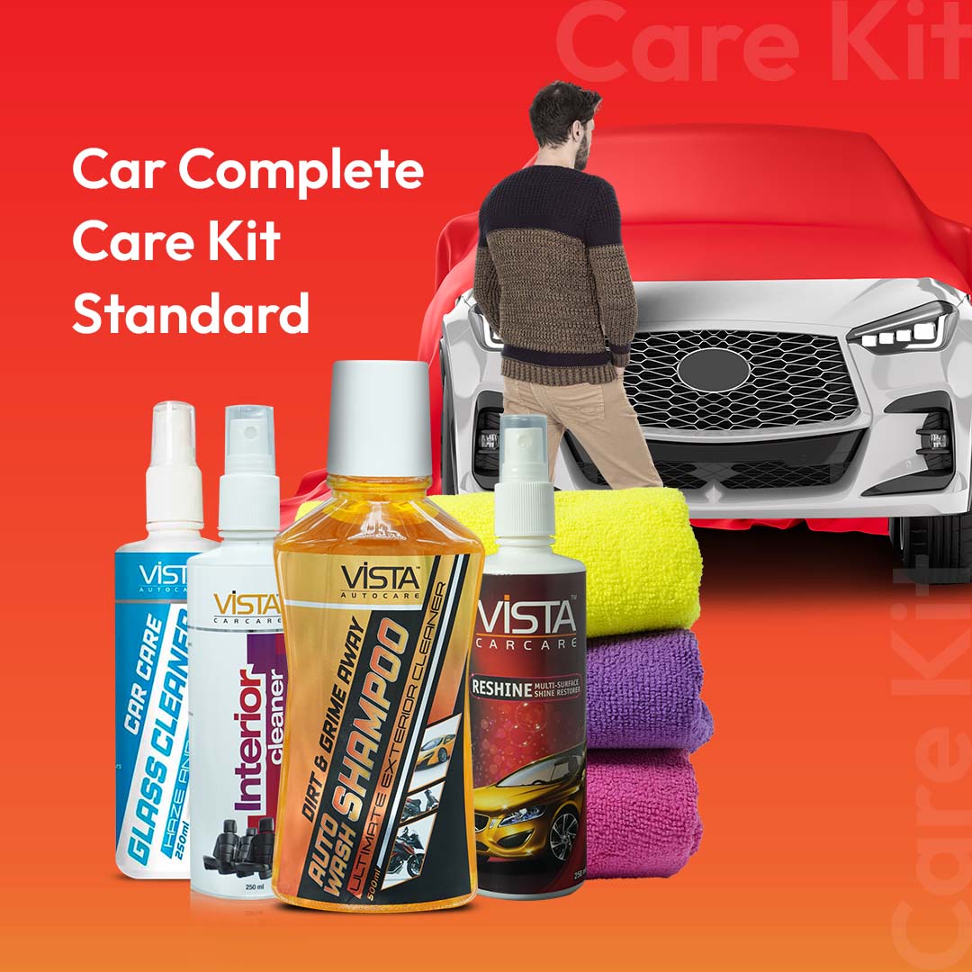 Car Complete Care Kit Standard - CK5 | 5-Piece Wash, Clean & Shine Bundle