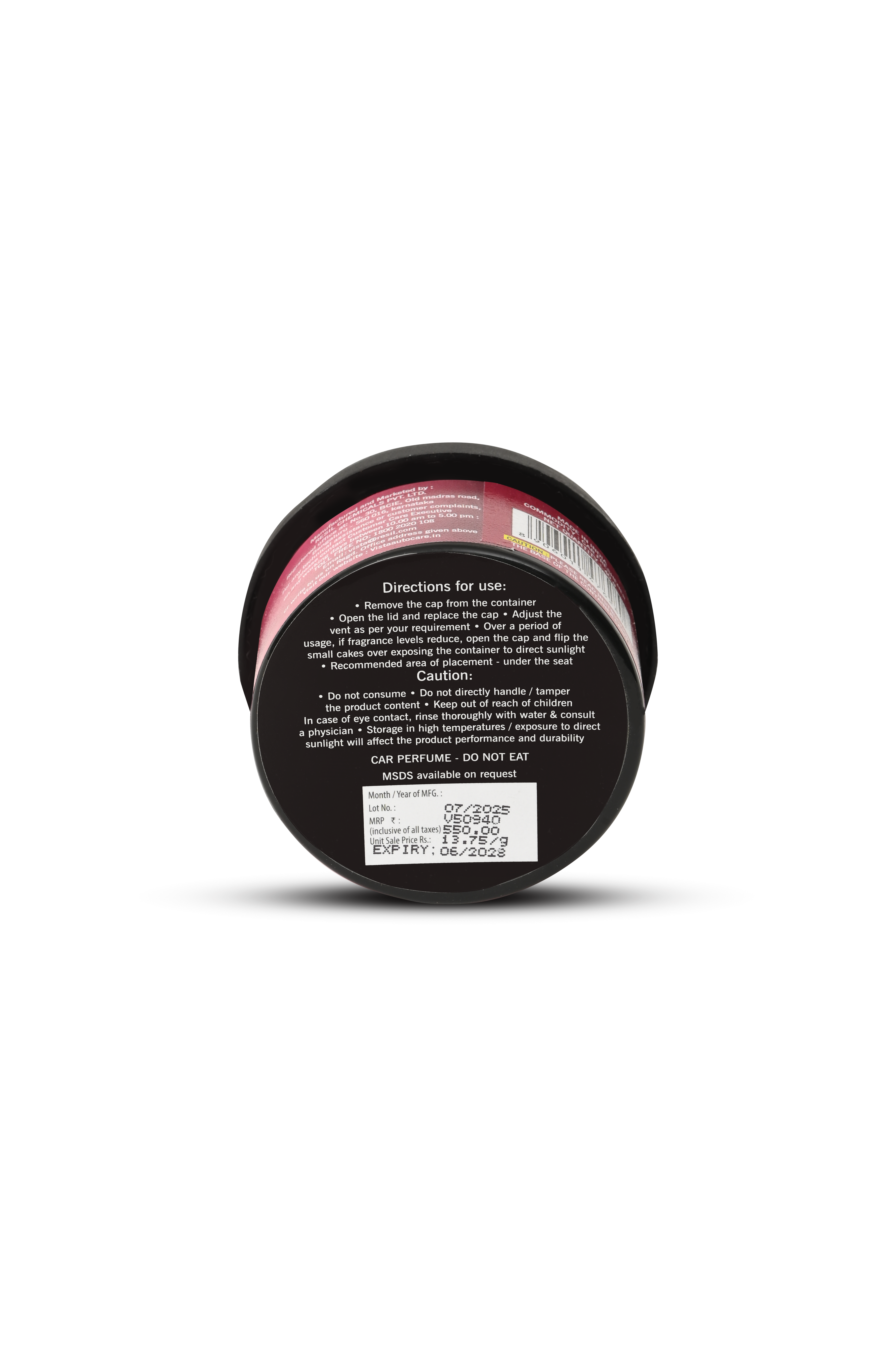 Aromusk Car Air Freshener 40 g, Wooden Fiber, Long-Lasting & Refreshing Fragrance to Freshen Up Your Car - Odor Eliminator & Car Accessories