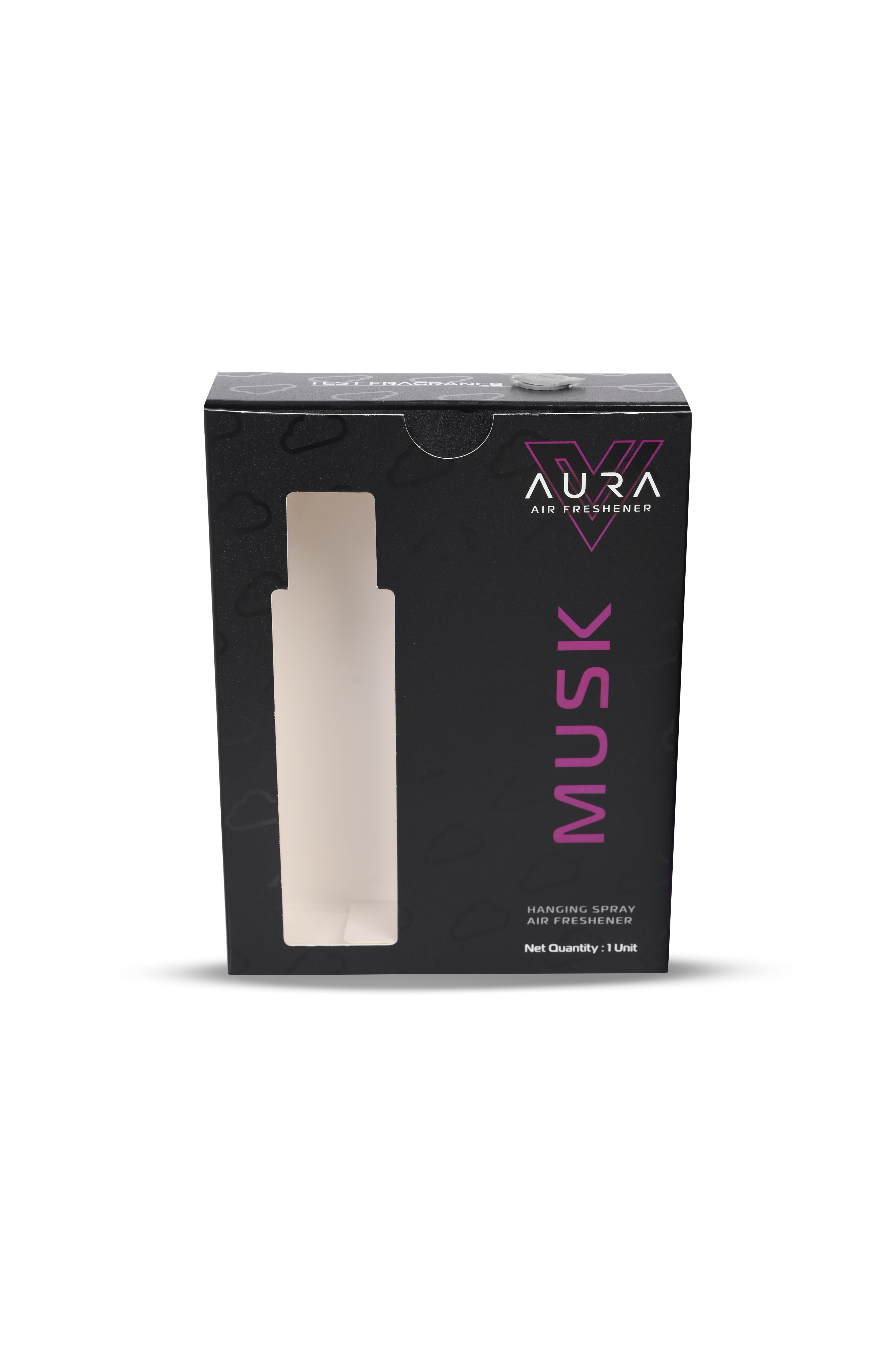 Vista Aura Hanging Air Freshener - Musk 30 ml with 2 Hanging Boards | For Cars, Home, Living Spaces, Office, Closets, Bathrooms | 400 + Sprays