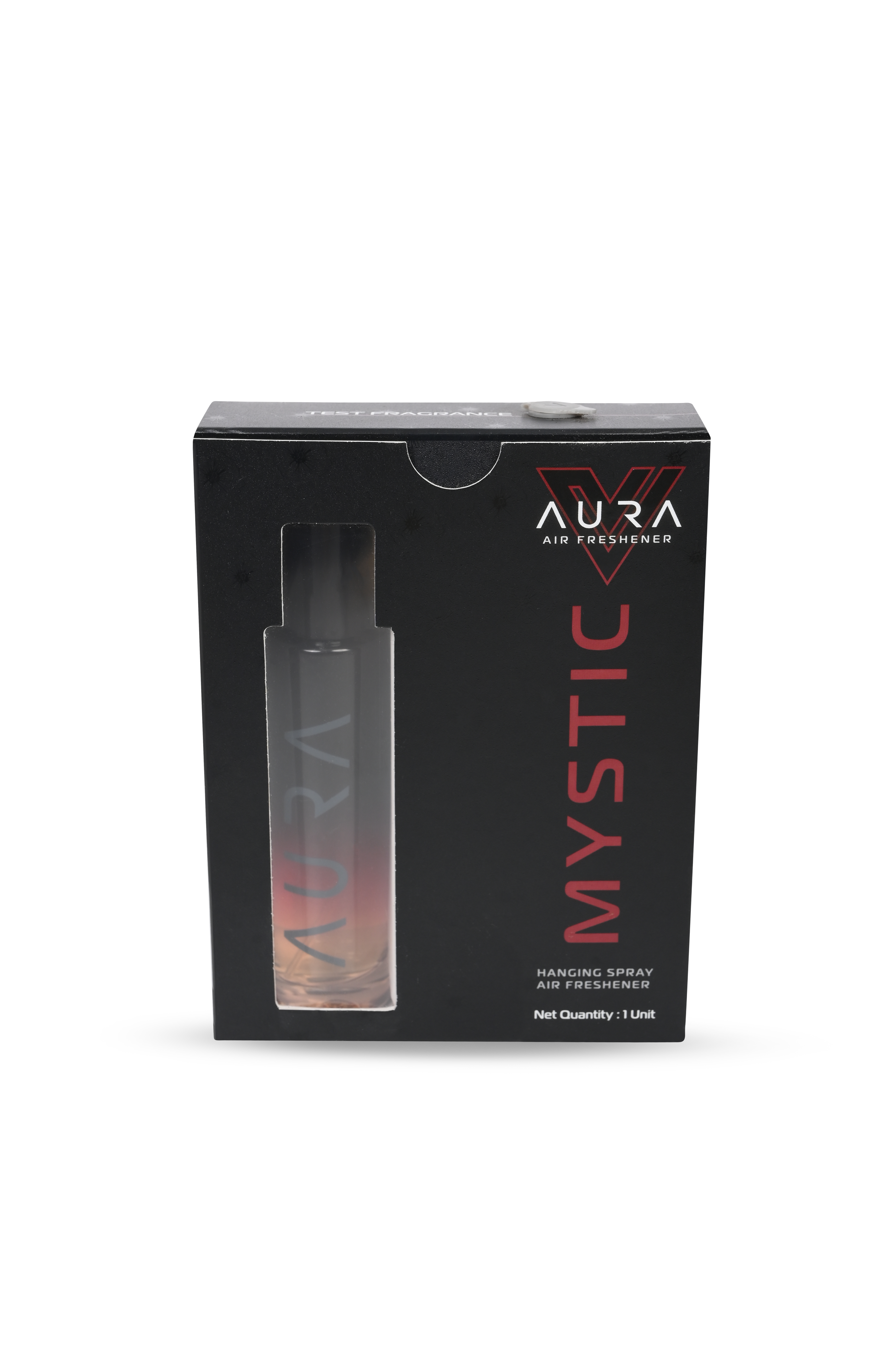 Vista Aura Hanging Air Freshener - Mystic 30 ml with 2 Hanging Boards | For Cars, Home, Living Spaces, Office, Closets, Bathrooms | 400 + Sprays