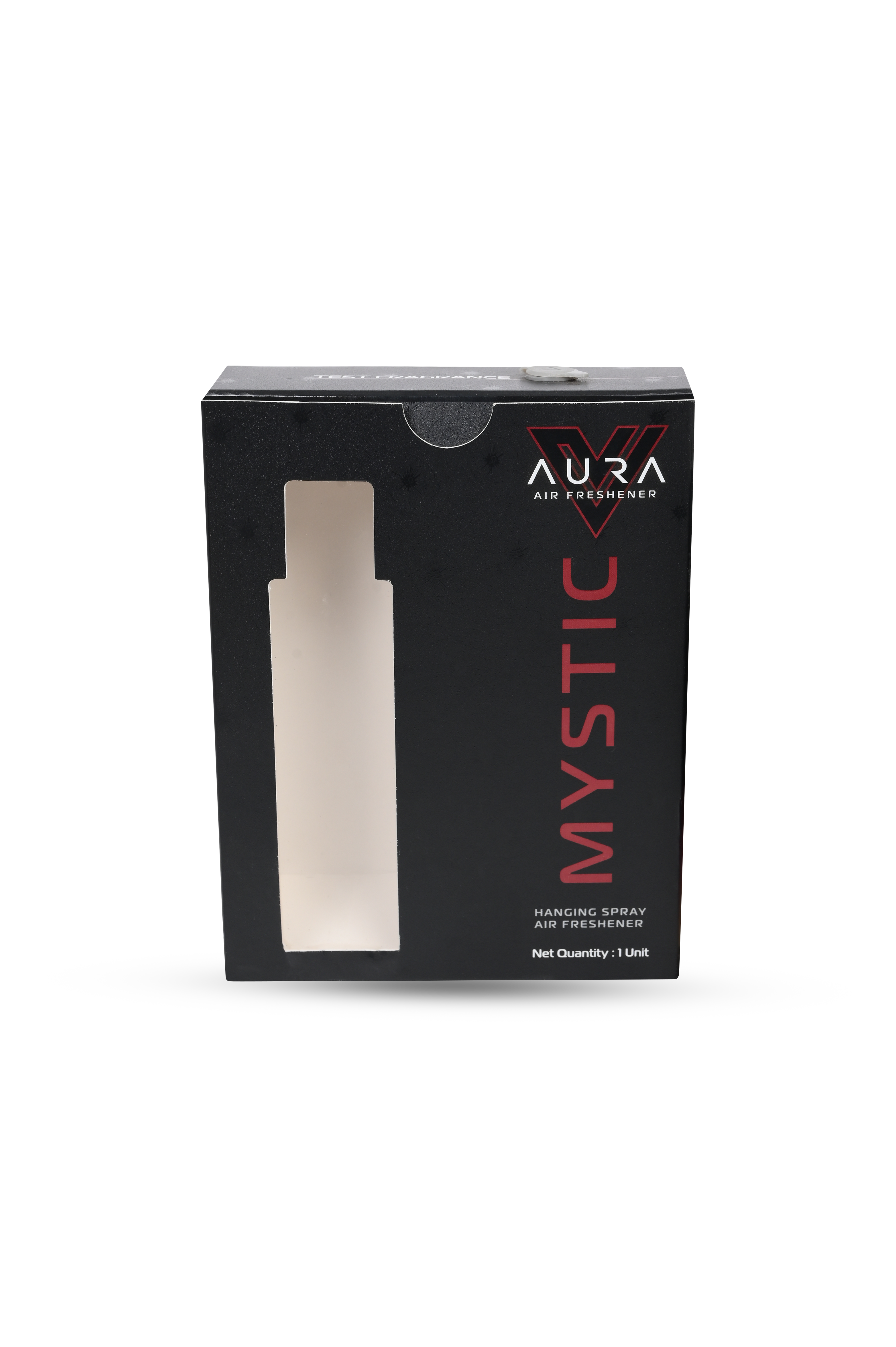 Vista Aura Hanging Air Freshener - Mystic 30 ml with 2 Hanging Boards | For Cars, Home, Living Spaces, Office, Closets, Bathrooms | 400 + Sprays