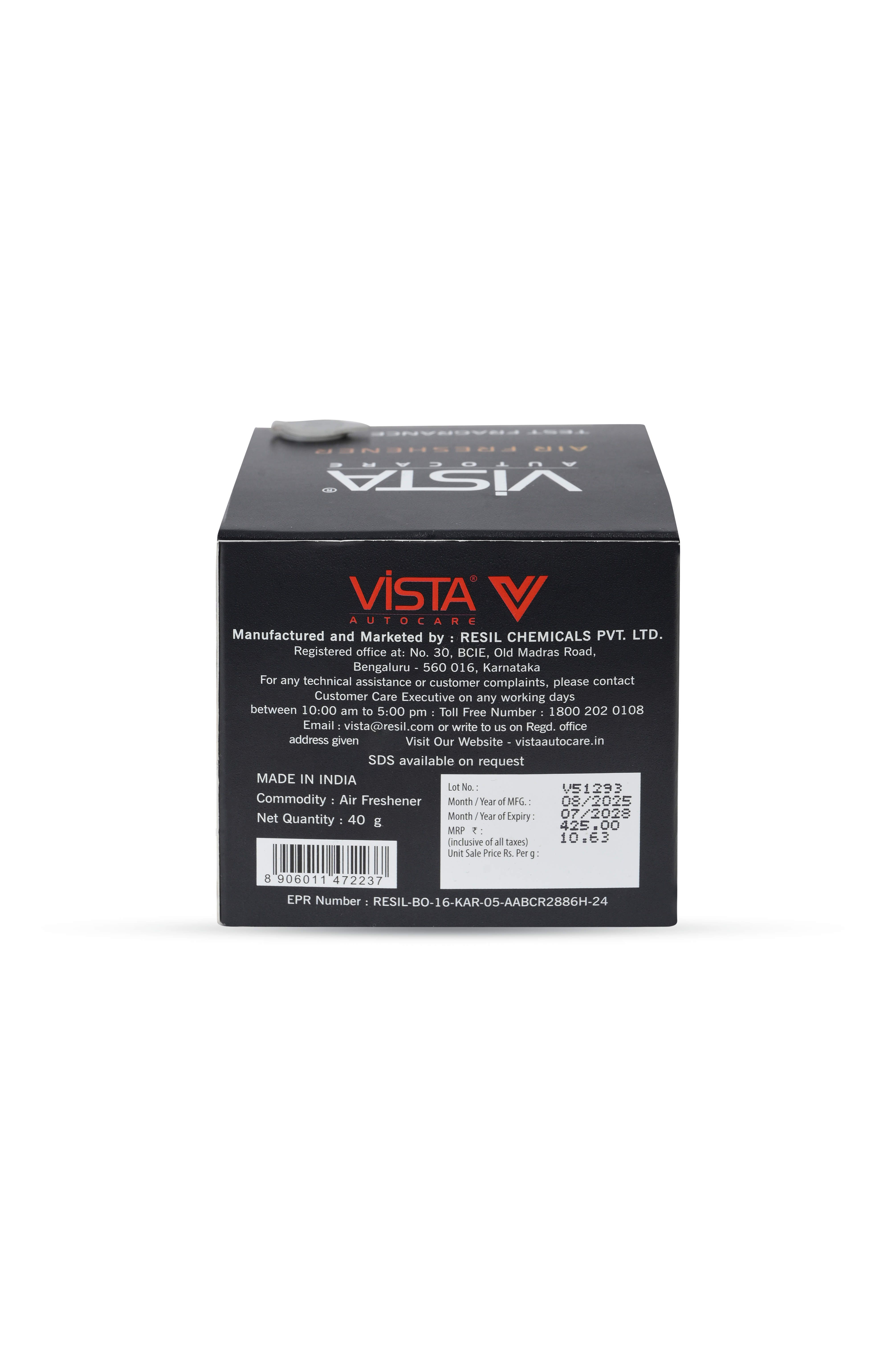 Aura Natural Fiber Car Freshener - Cool Cologne 40 g