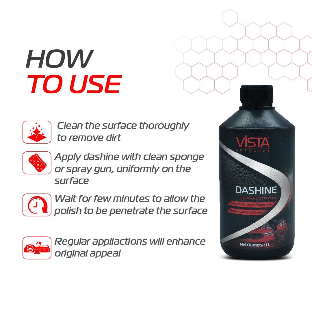 Dashine 1 L Non-Greasy Dashboard Polish