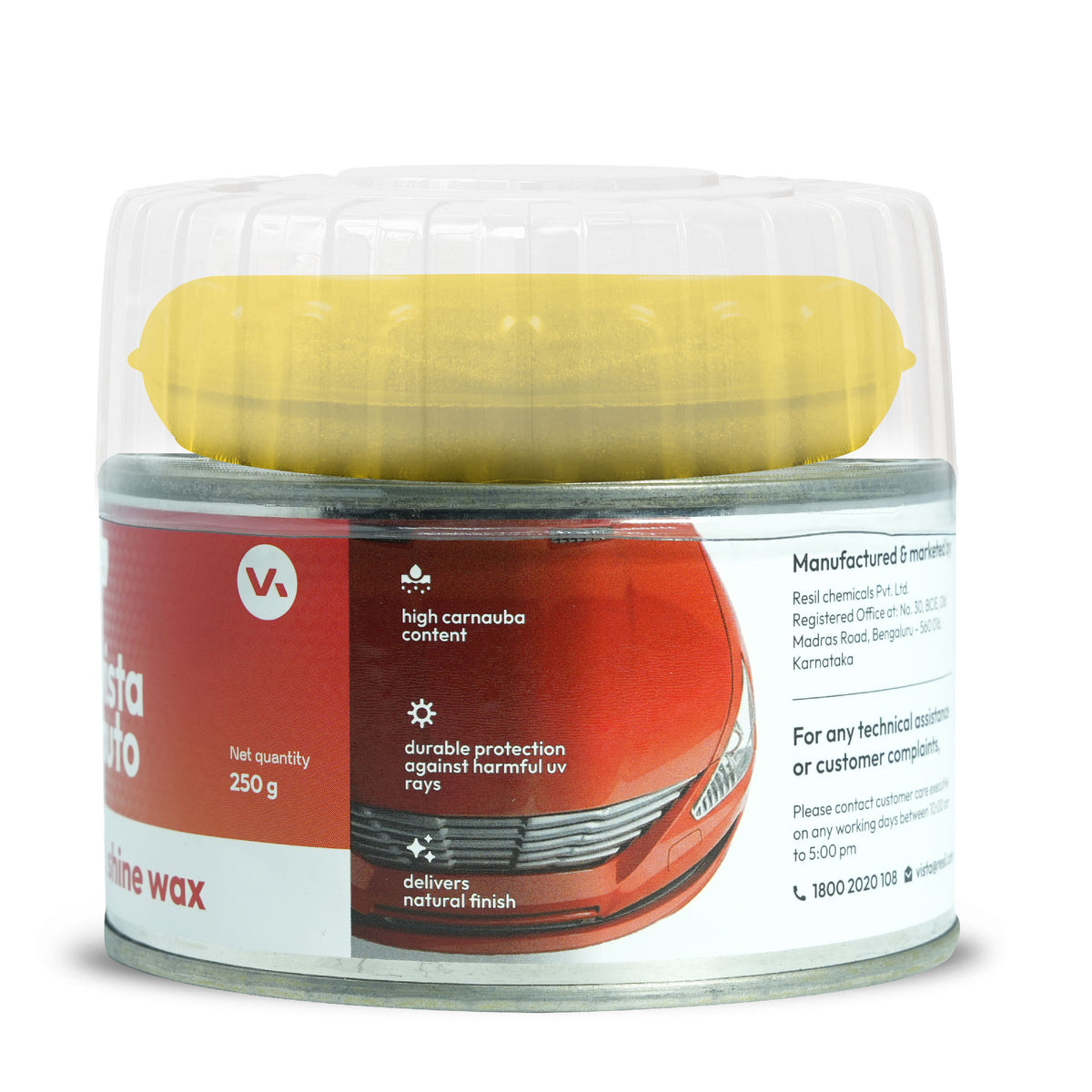 Hi-Shine Wax 250 g (Carnauba Wax) Polish