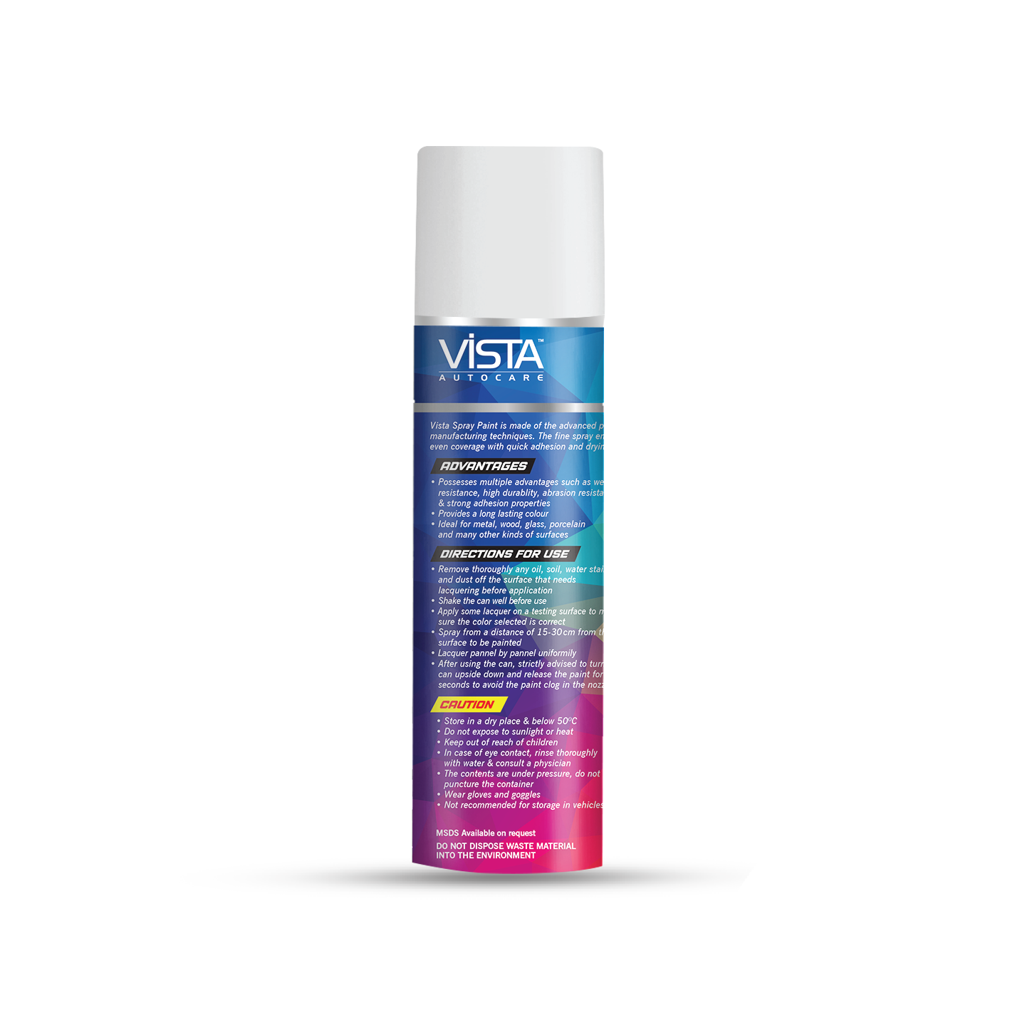 Spray Paint Lacquer 400 ml (290 g) | Quick Drying with Gloss finish for Metal, Wood, Walls | Acrylic SprayPaints