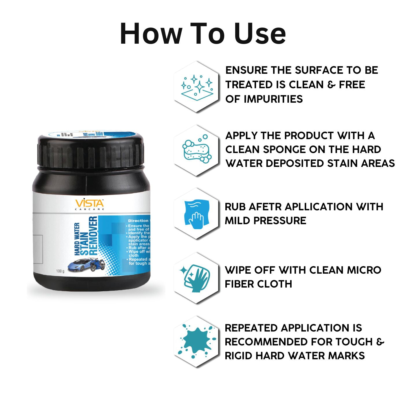 VISTA HARD WATER STAIN REMOVER 100 g