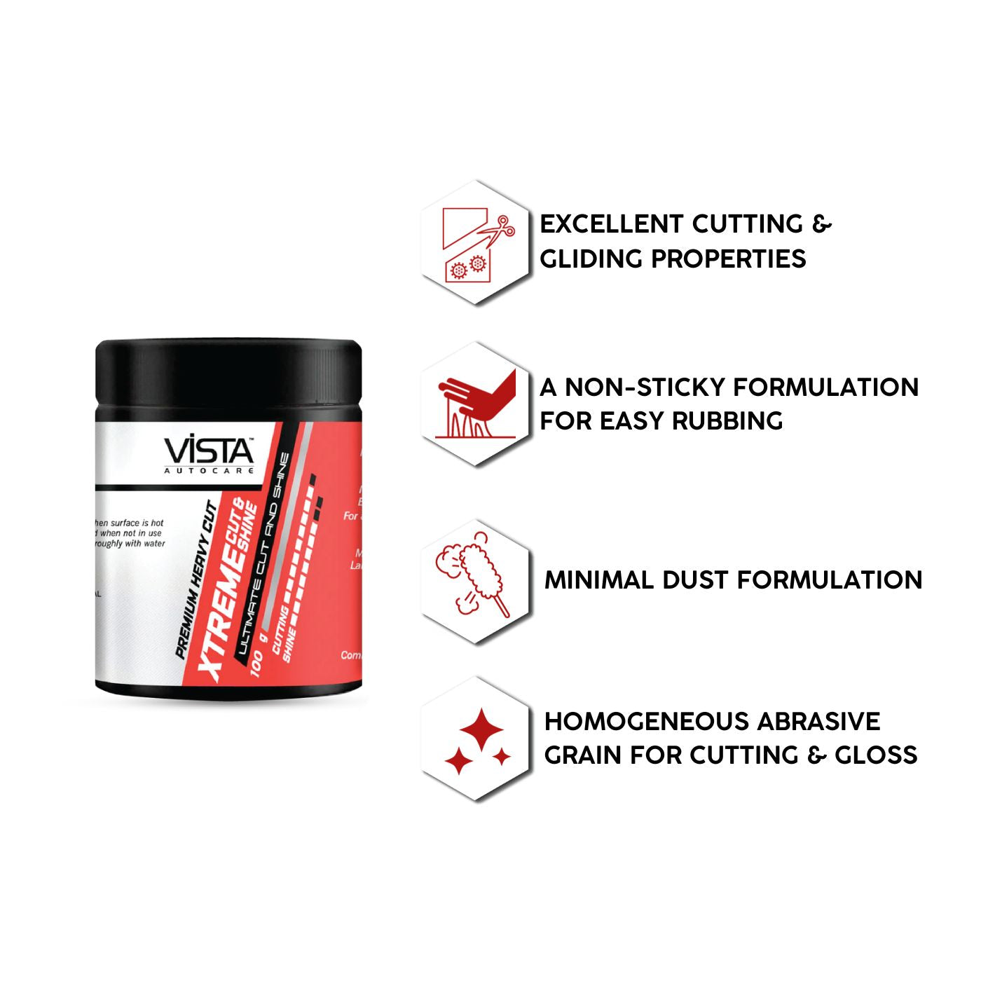 Xtreme Cut And Shine 100 g | Minor Scratch Remover Rubbing Compound
