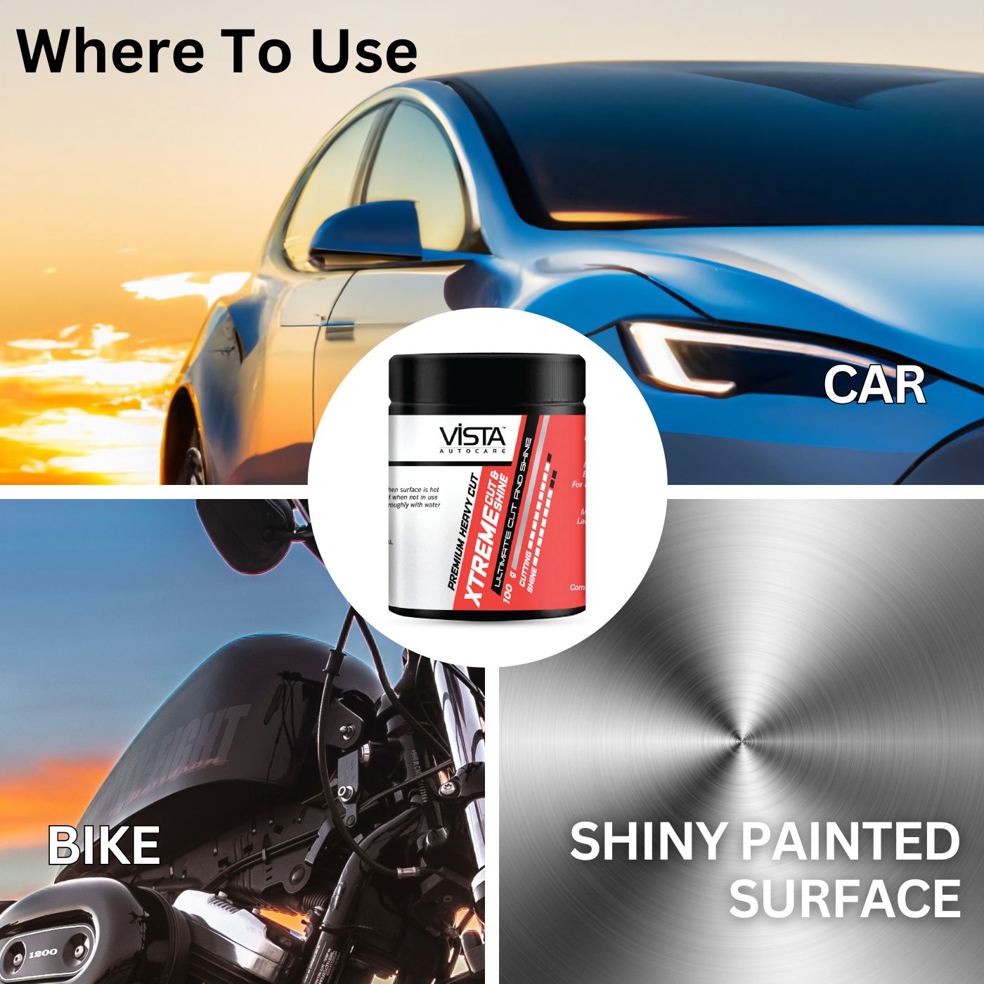 Xtreme Cut And Shine 100 g | Minor Scratch Remover Rubbing Compound