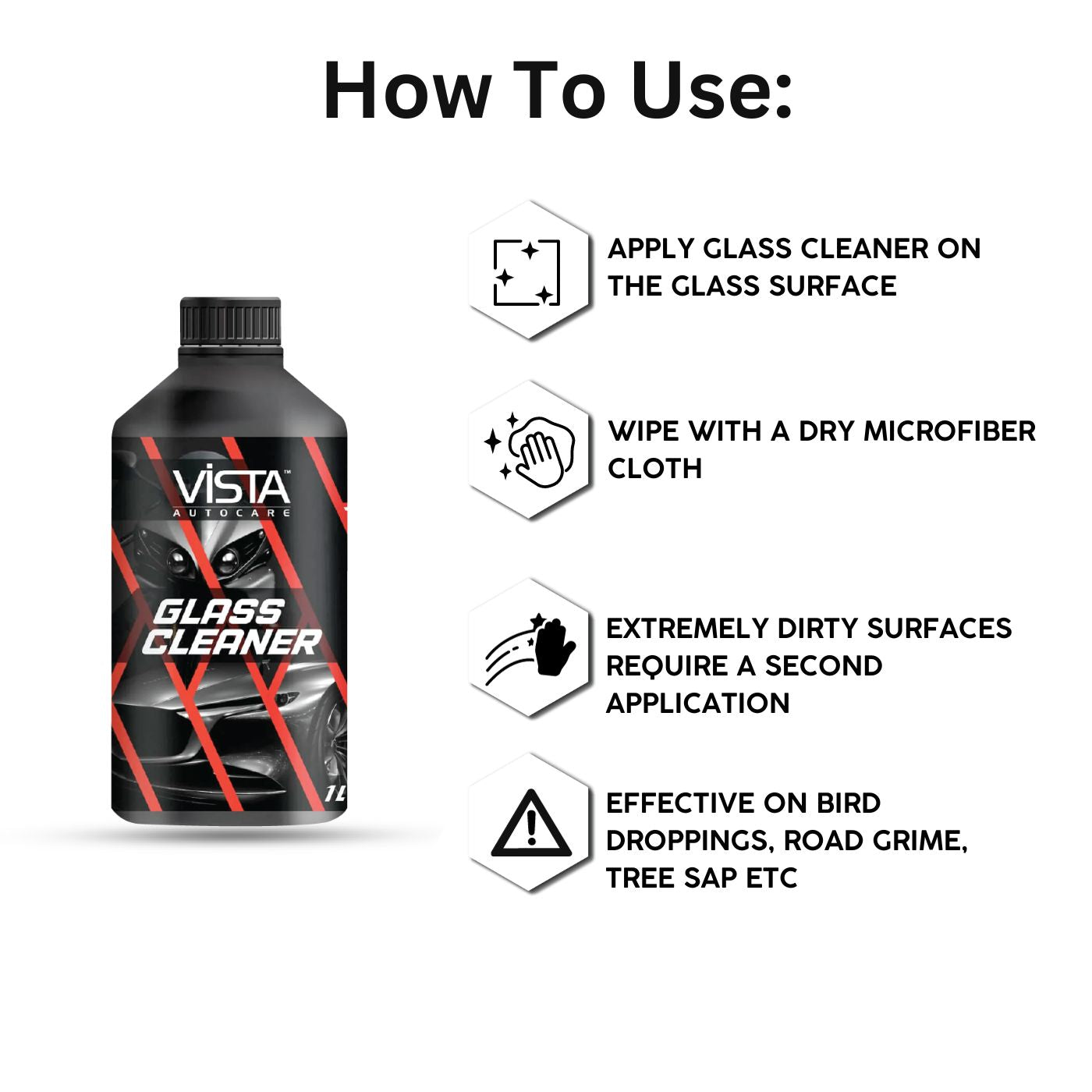 VISTA GLASS CLEANER 1 L