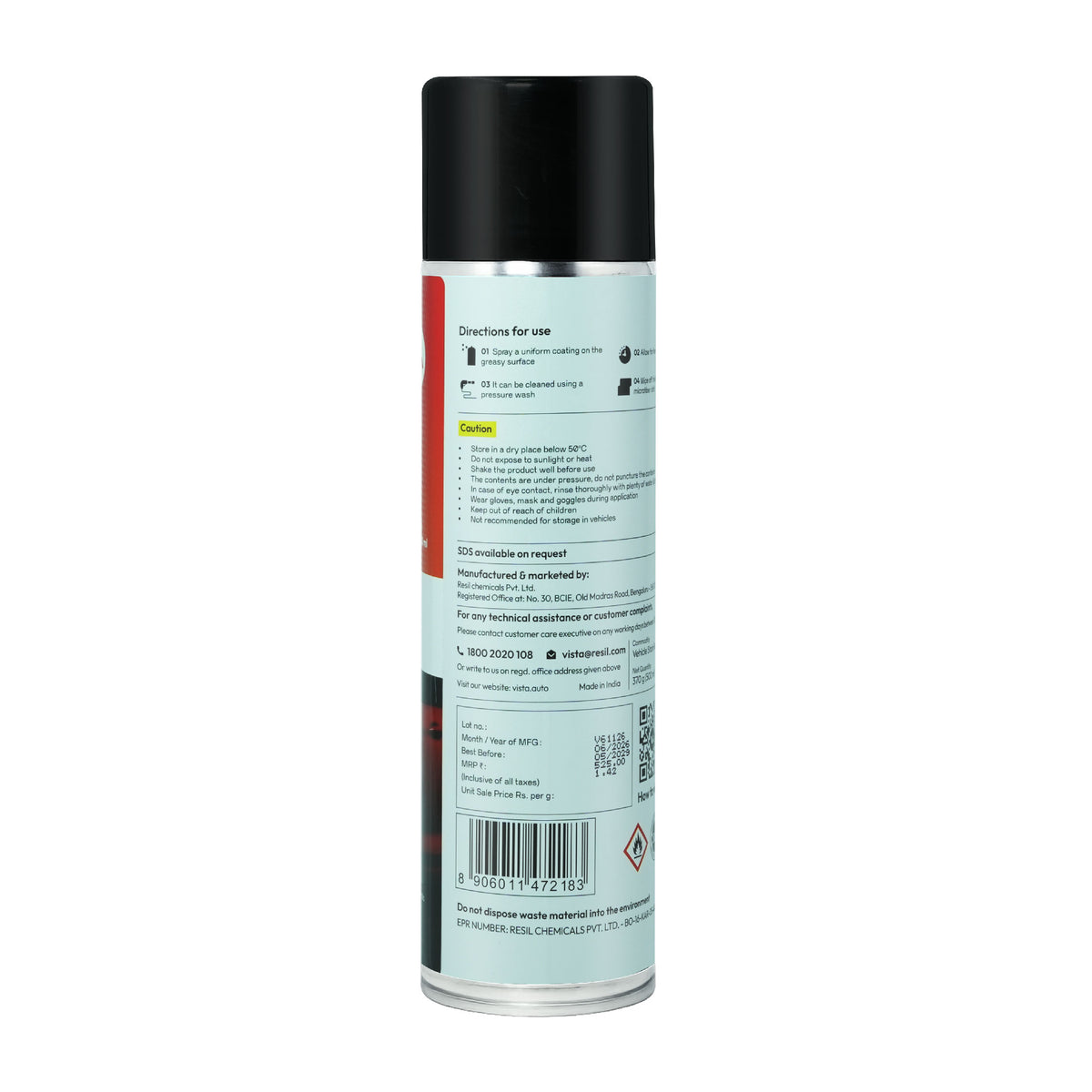 Tar & Bug Stain Remover 500 ml | Powerful, Residue-Free Cleaner for Painted, Chrome, Glass & Plastic Surfaces