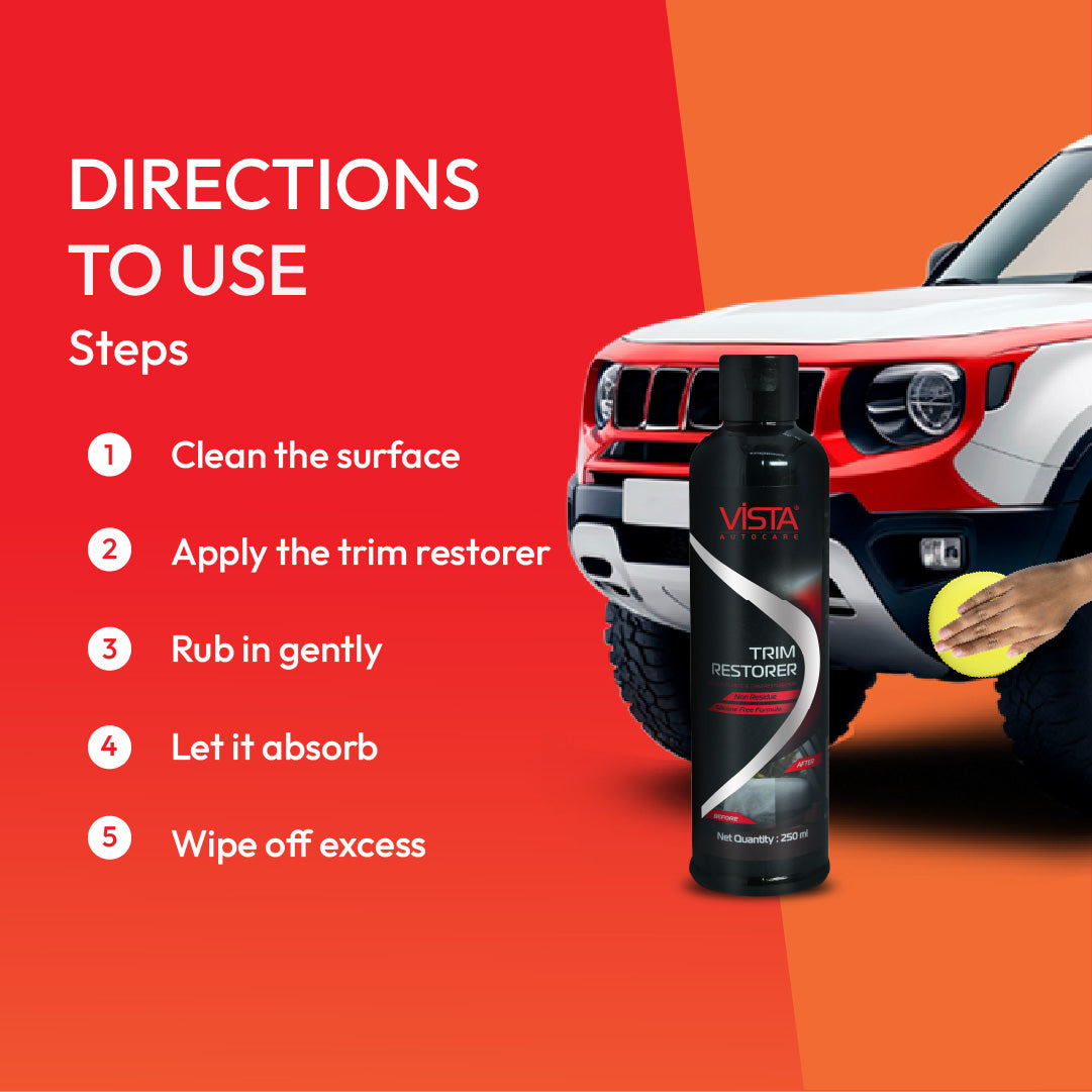 Trim Restorer 250 ml - Premium Exterior Plastic & Vinyl Revitalizer
