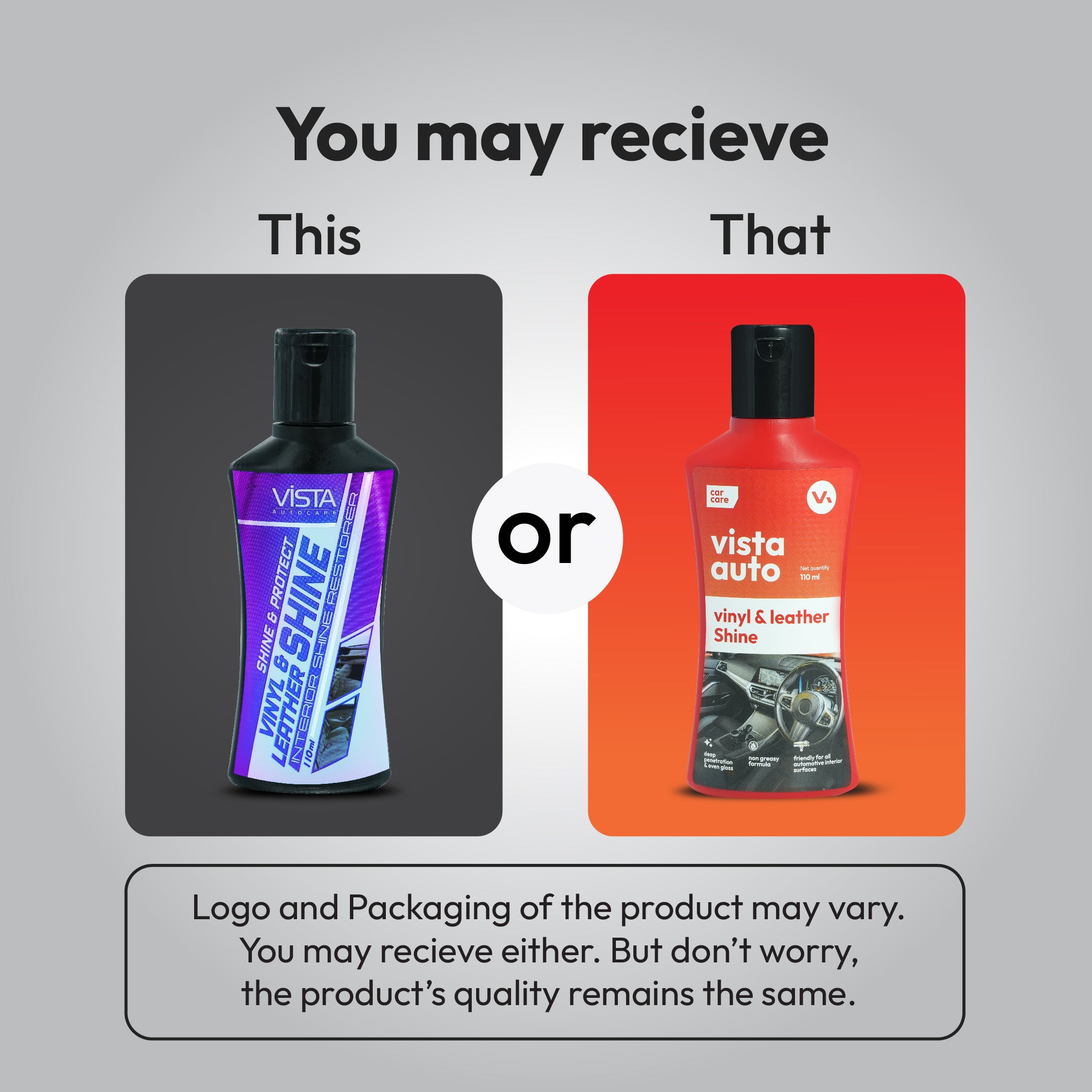 Vinyl & Leather Shine 110 ml (Free Applicator Sponge)