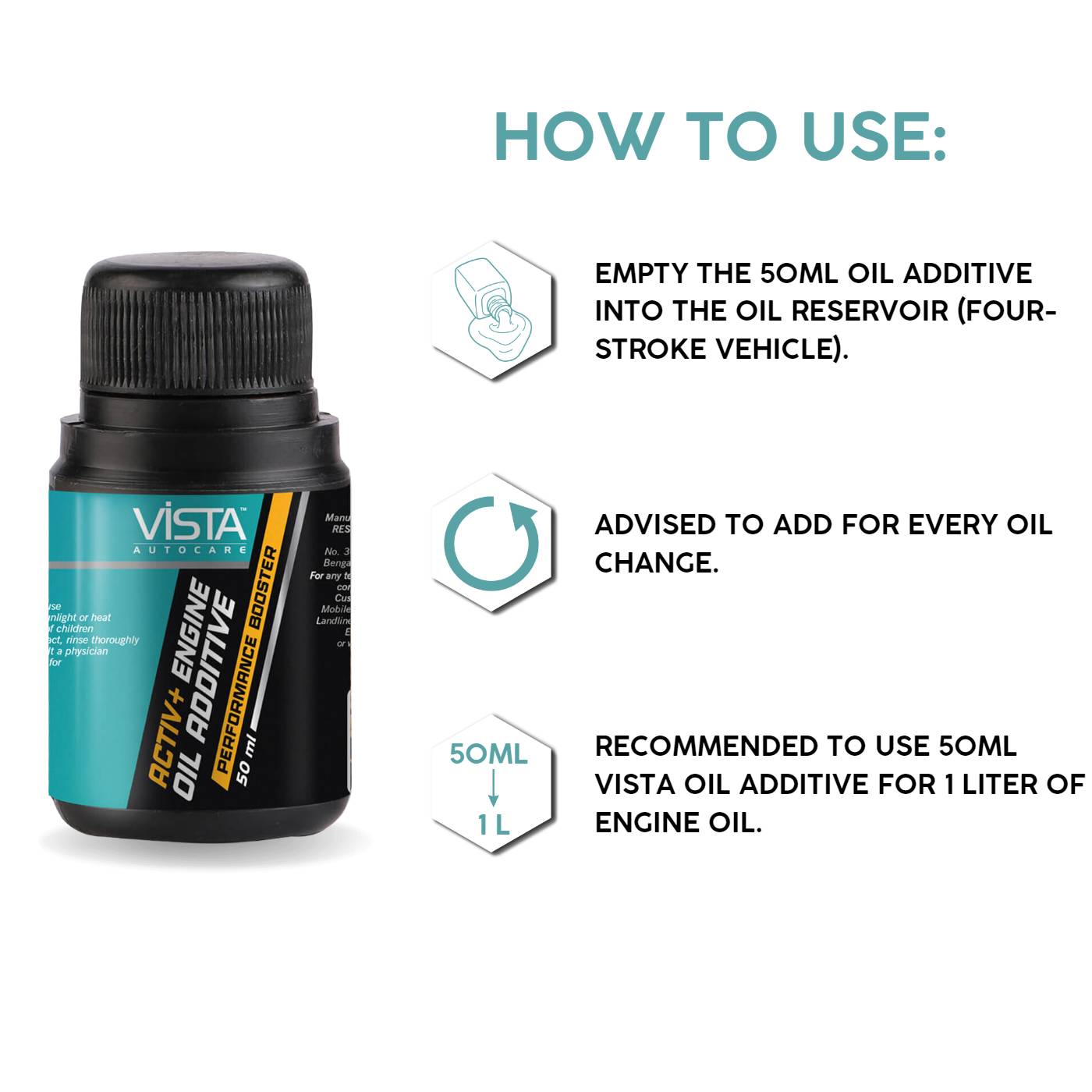 Activ+ Engine Oil Additive 50 ml