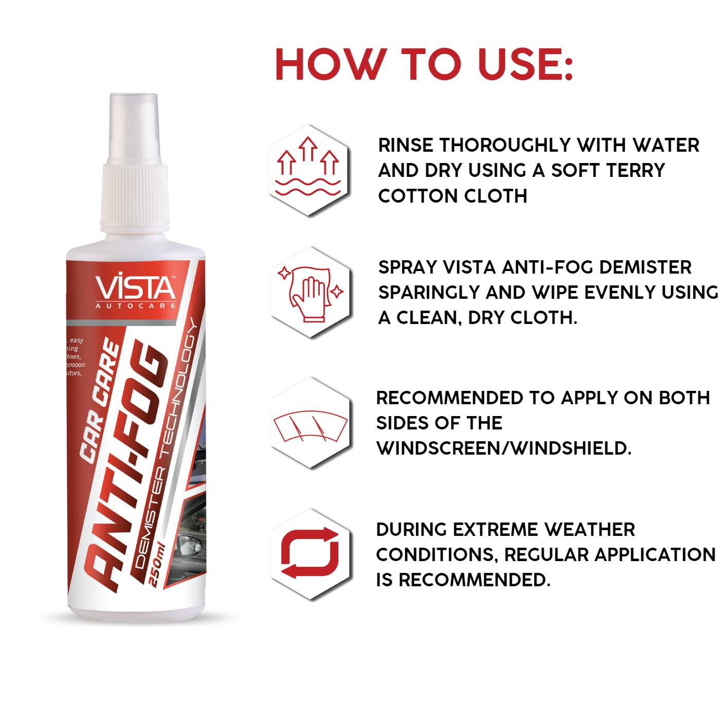 Anti Fog Demister 250 ml