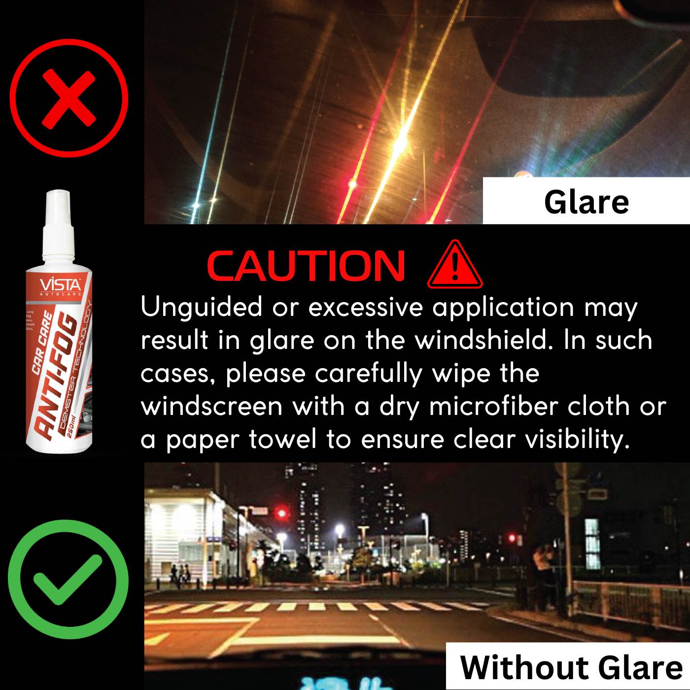 Anti Fog Demister 250 ml