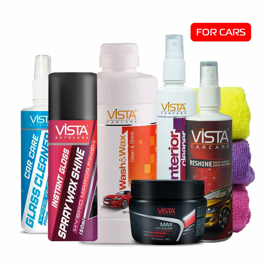 Car Complete Care Kit Pro - CK7 | 7-Piece Wash, Polish & Shine Bundle | Scratch Removal & Wax Protection