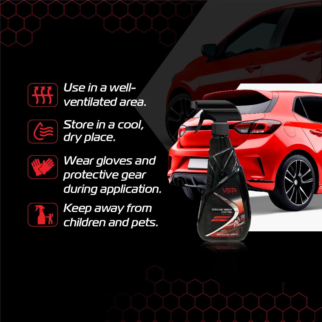 Ceramic Spray Coating 500ml | Professional SiO2 Hydrophobic Protection
