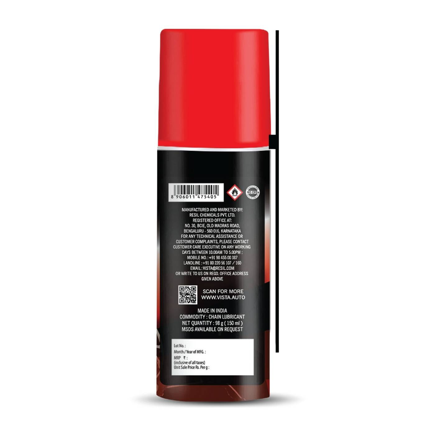 Vista Chain Lube 150 ml (98 g)