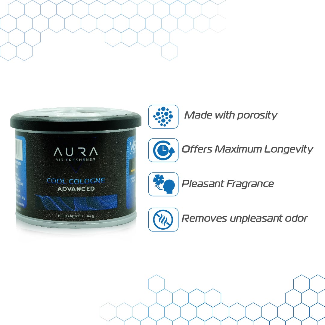 Aura Natural Fiber Car Freshener - Cool Cologne 40 g