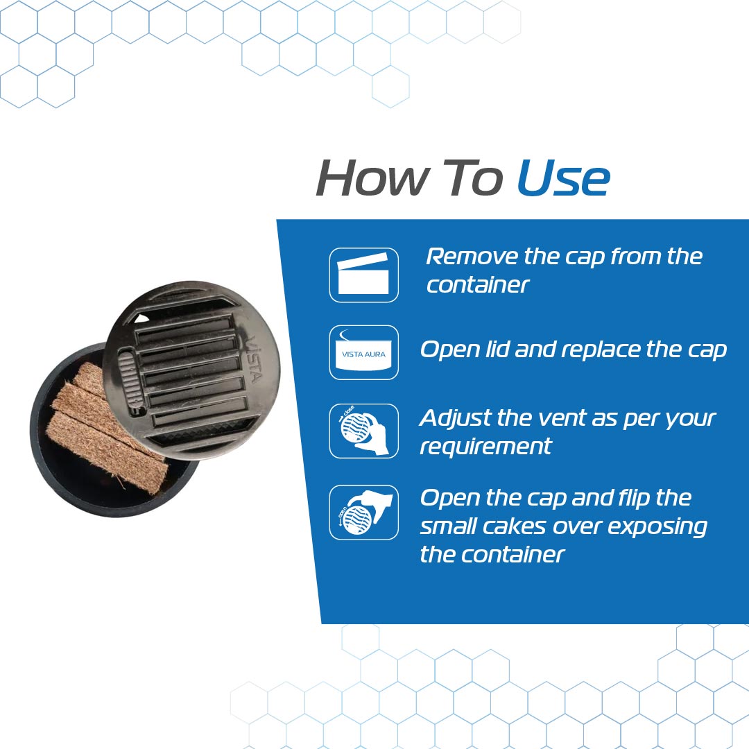 Aura Natural Fiber Car Freshener - Cool Cologne 40 g