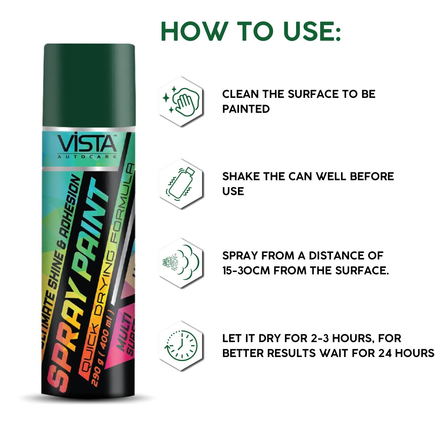Spray Paint Dark Green 400 ml (290 g)