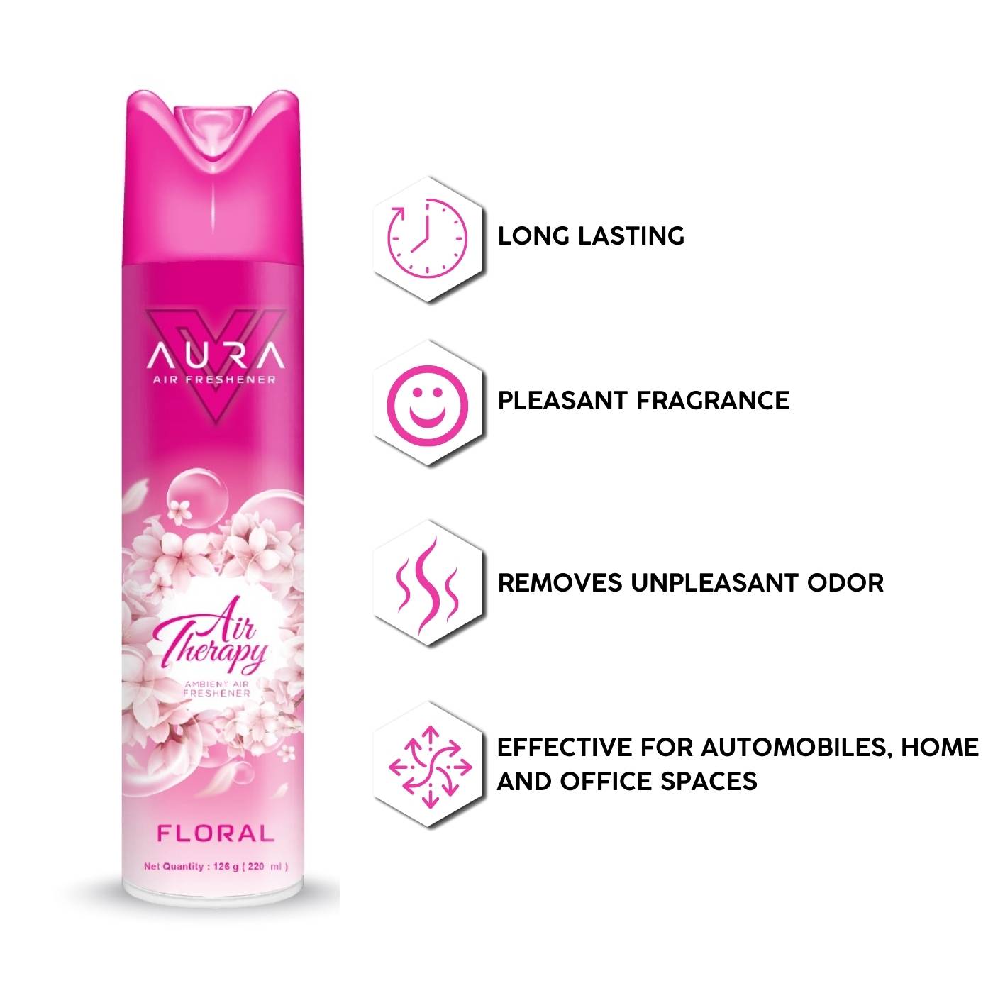 Vista Aura Air Freshener Floral 220 ml