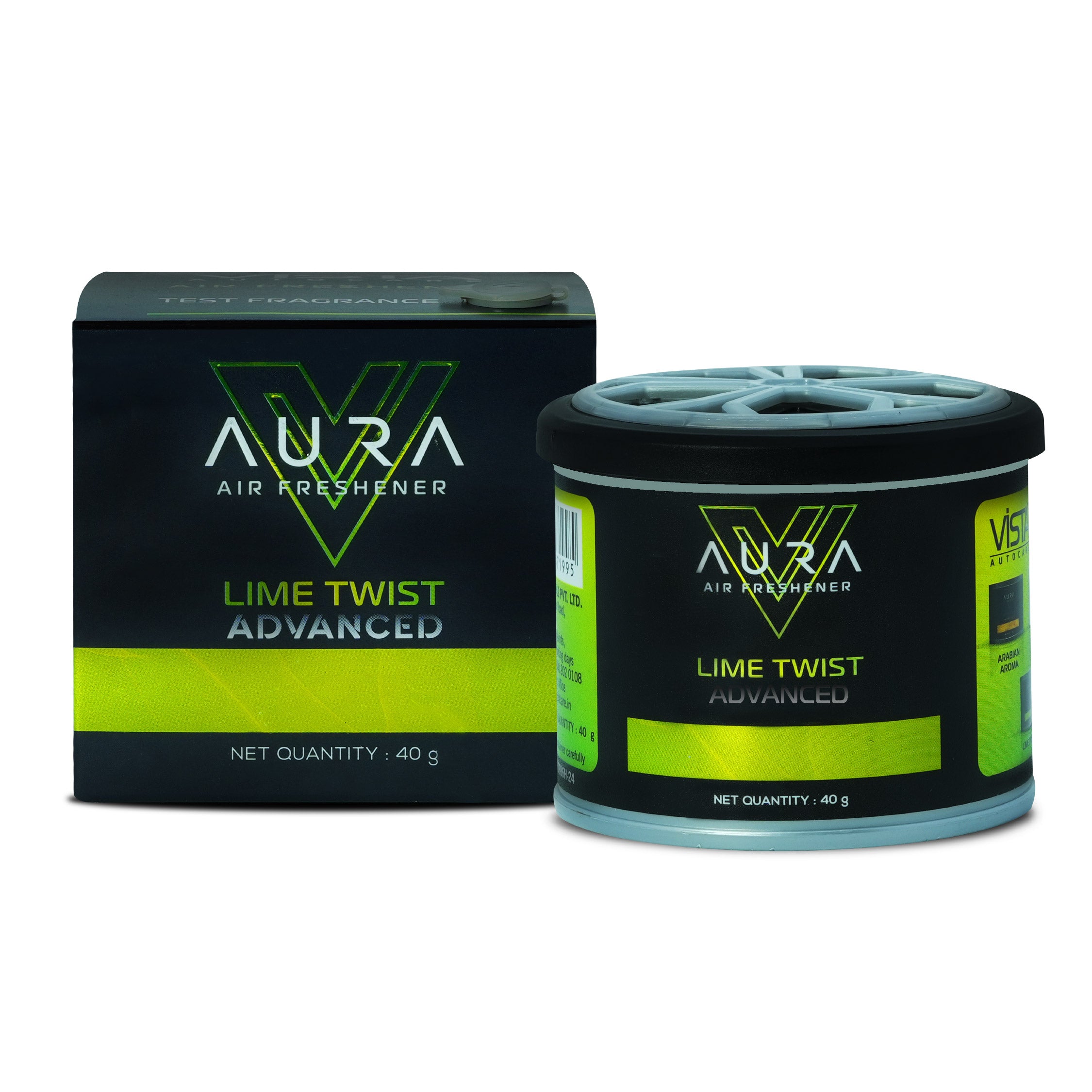 Aura Natural Fiber Car Freshener - Lime Twist 40 g