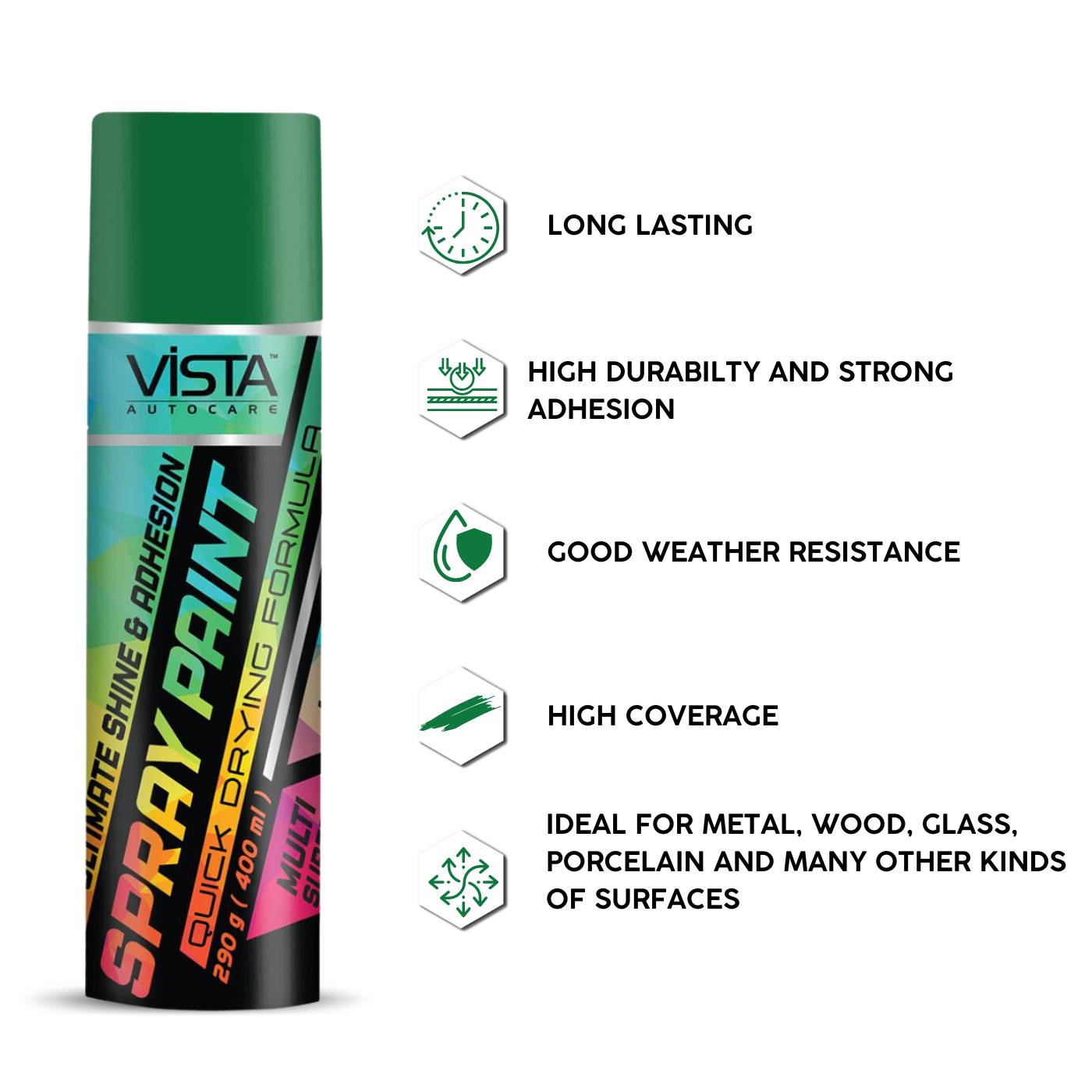 VISTA SPRAY PAINT MAGIC GREEN 400 ml (290 g)