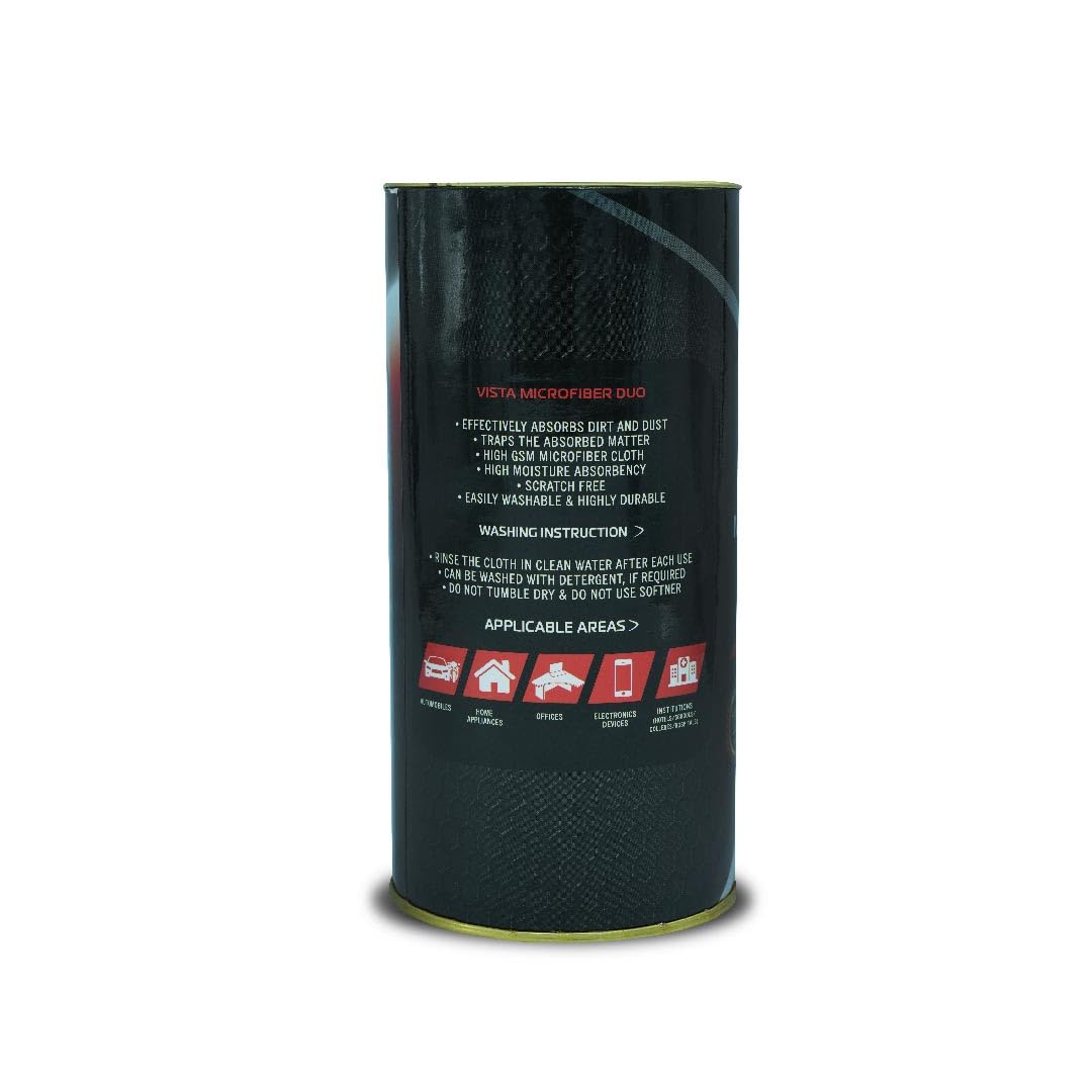 Microfiber Duo | Dual Surface Cleaning Cloths for Scratch-Free, Streak-Free Shine for Cars, Bikes, Homes, and Offices