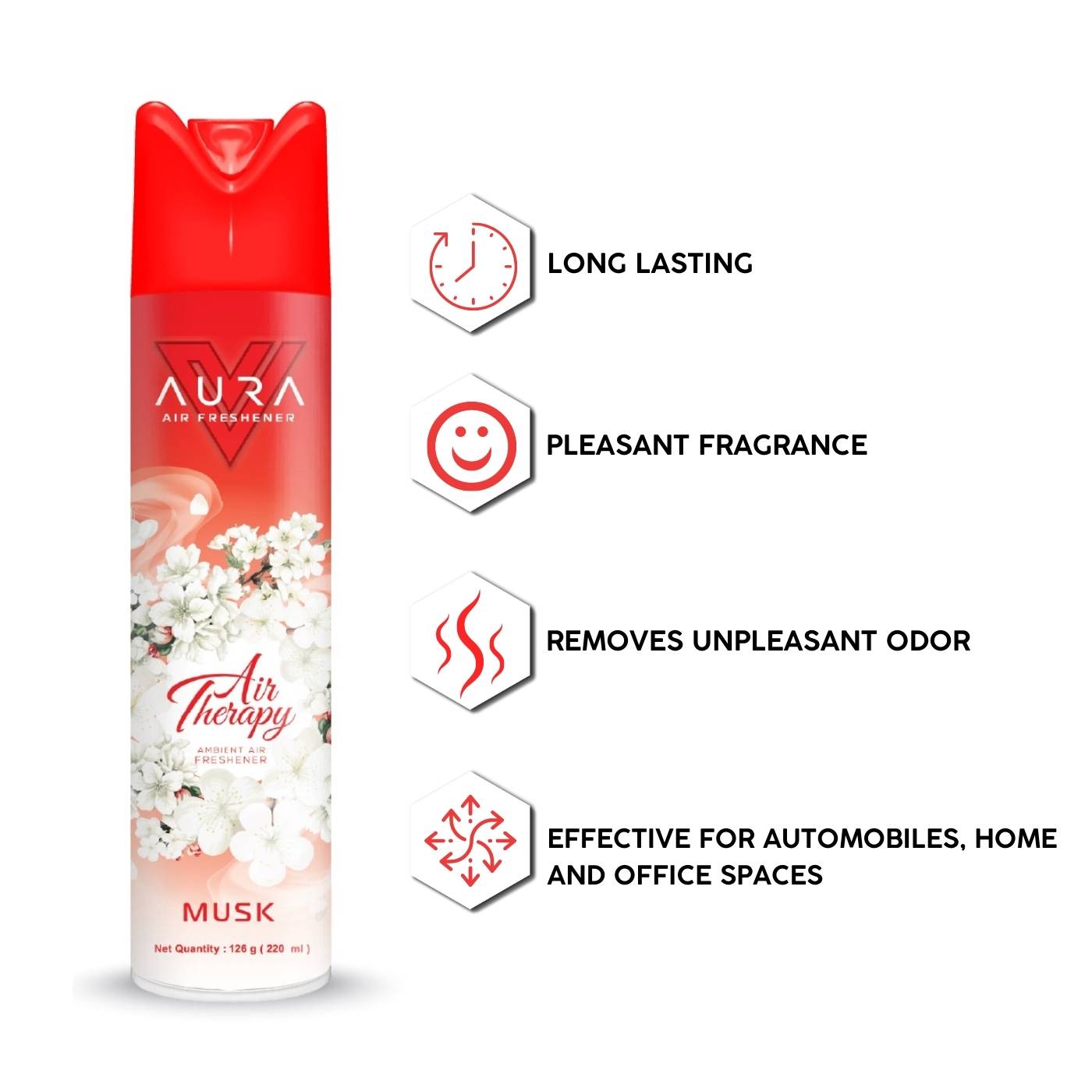 Vista Aura Air Freshener Musk 220 ml