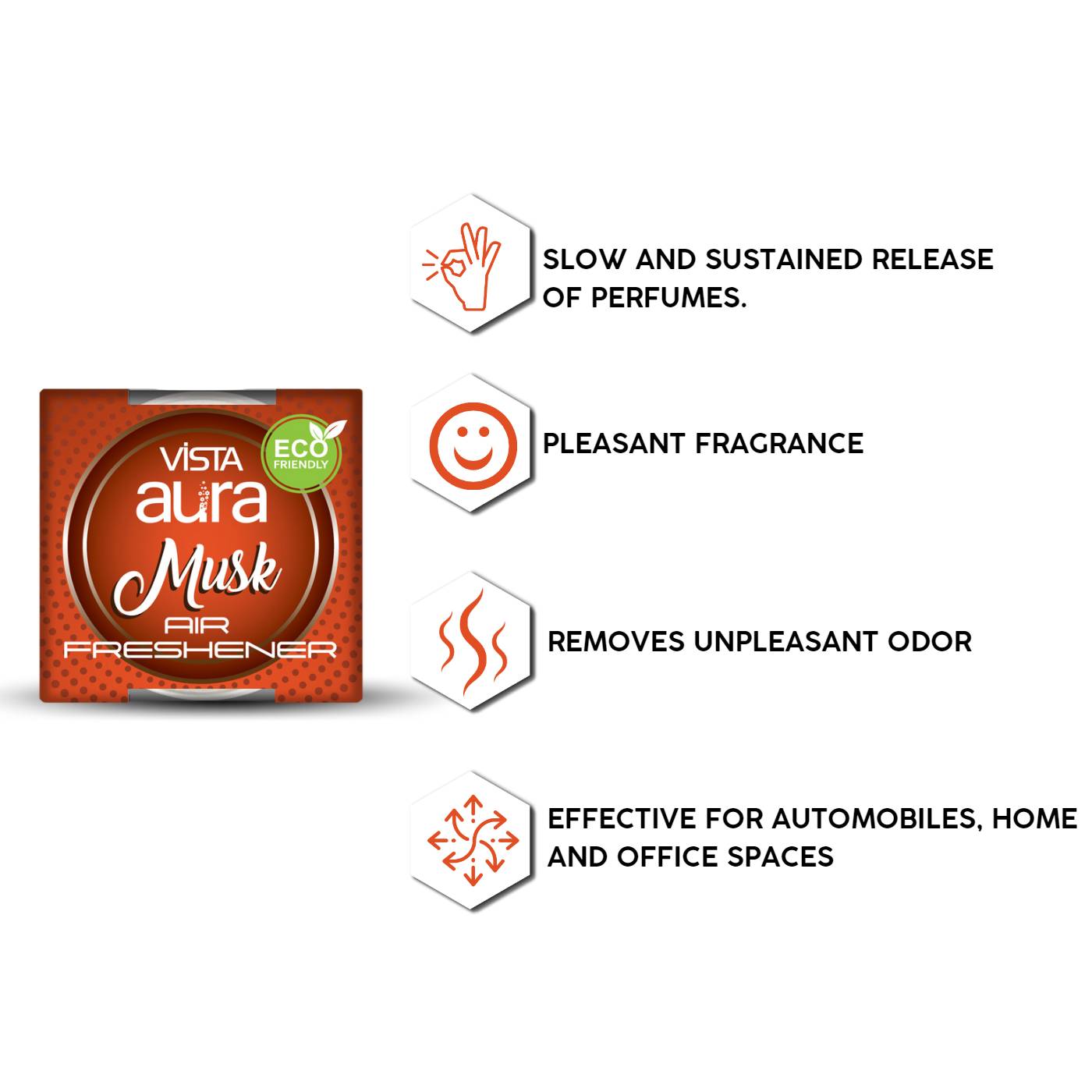 Vista Aura Air Freshener Gel Musk 50 g