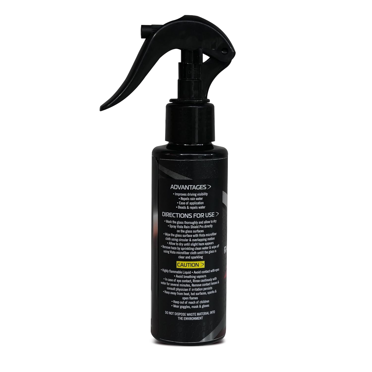 Rain Shield Pro 100ml Car Windshield Water Repellent Coating Spray with Microfiber Cloth | Hydrophobic Glass Coating