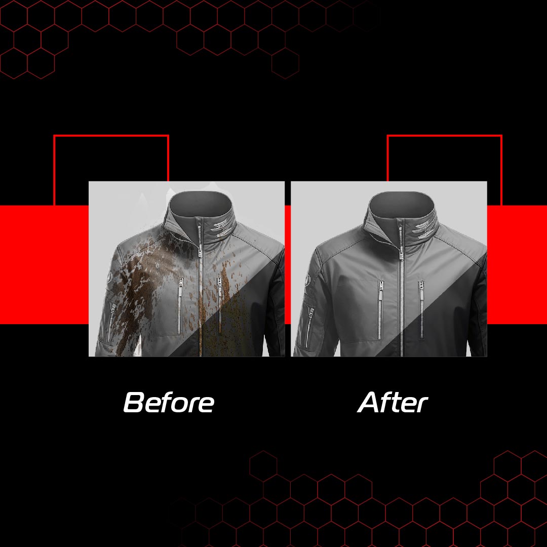 Riding Gear Kleen 450 ml | Riding Gear Cleaner Foam Spray | Antibacterial | For Bike Helmet, Jackets, Pants, Gloves, Shoes | Removes Dirt & Odor | Refreshing Mint Fragrance