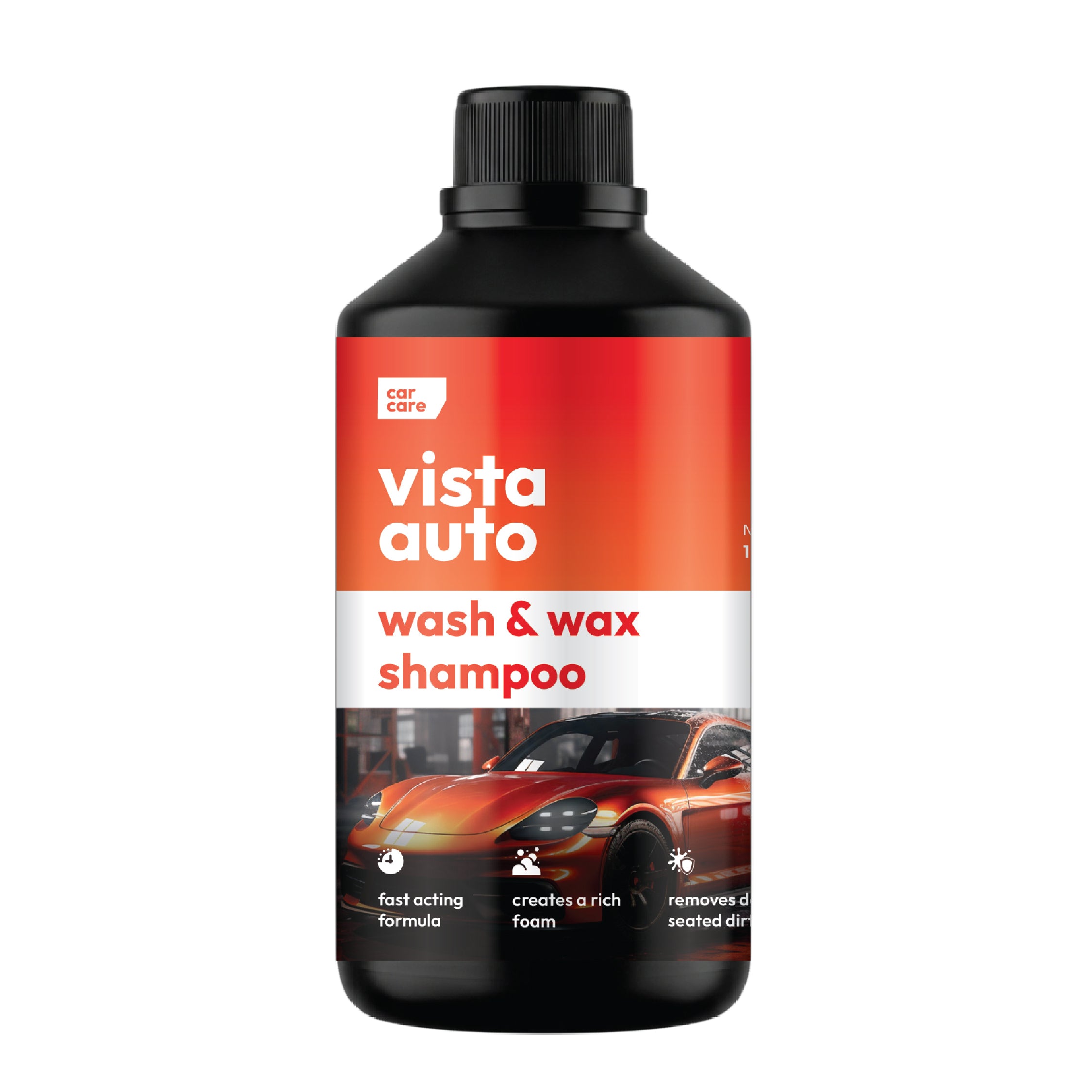 Vista Auto Wash & Wax Shampoo 1000 ml For Car & Bike