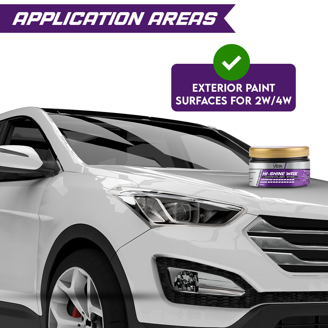 Hi-Shine Wax 250 g (Carnauba Wax) Polish