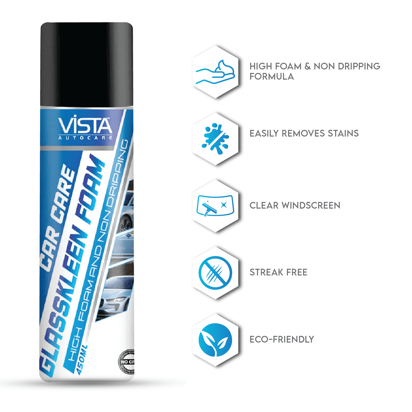 GlassKleen Foam 450 ml | Glass Cleaner
