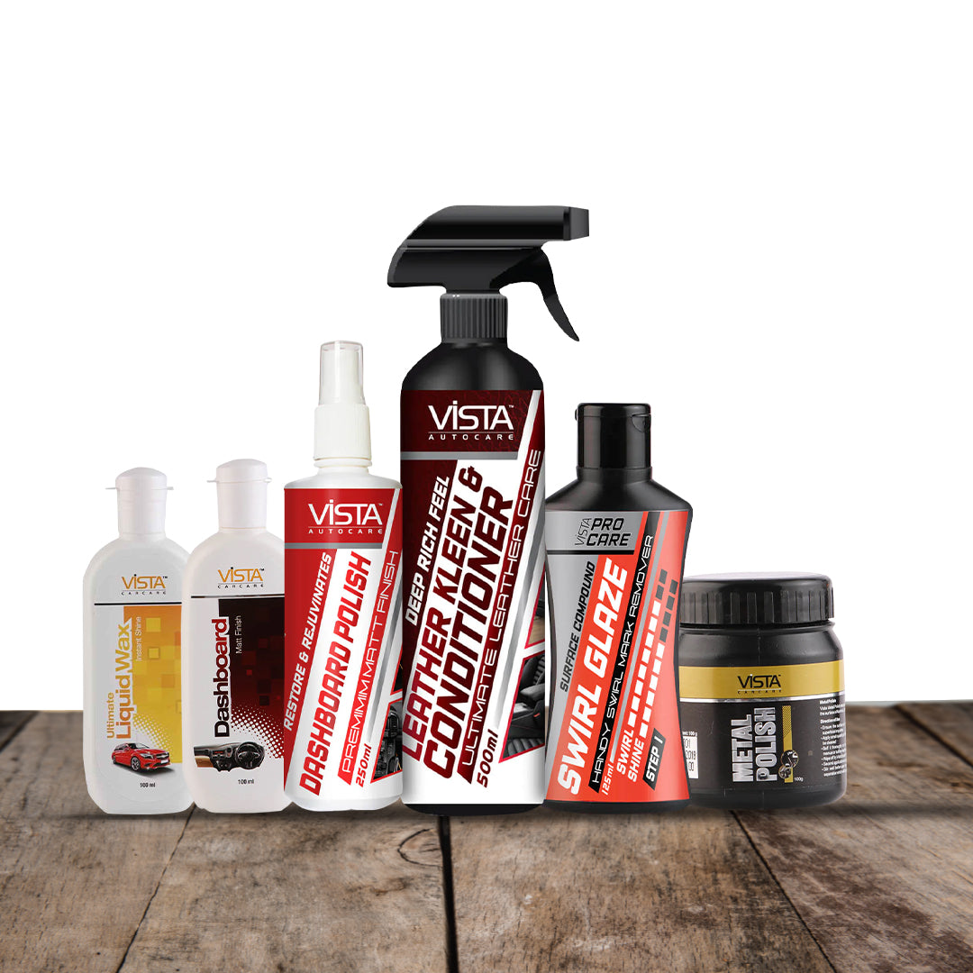 Dashboard Polish 250 ml for Car | UV Protection, Dust-Repellent, Matte Finish for Vinyl, Plastic & Rubber