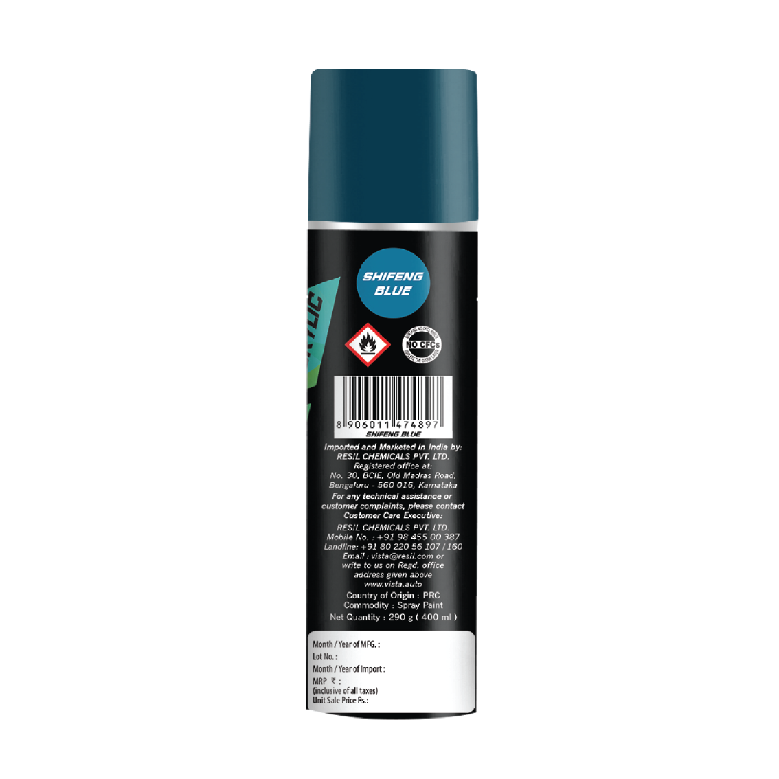 VISTA SPRAY PAINT SHIFENG BLUE 400 ml (290 g)
