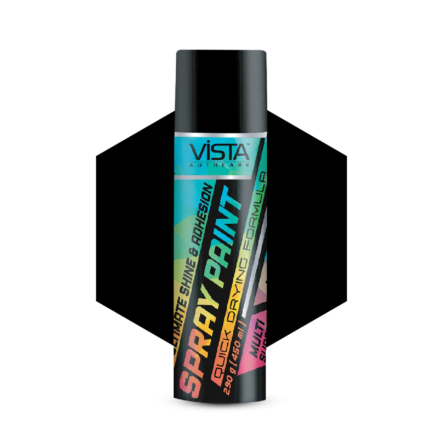 VISTA SPRAY PAINT BLACK GLOSSY 400 ml (290 g)