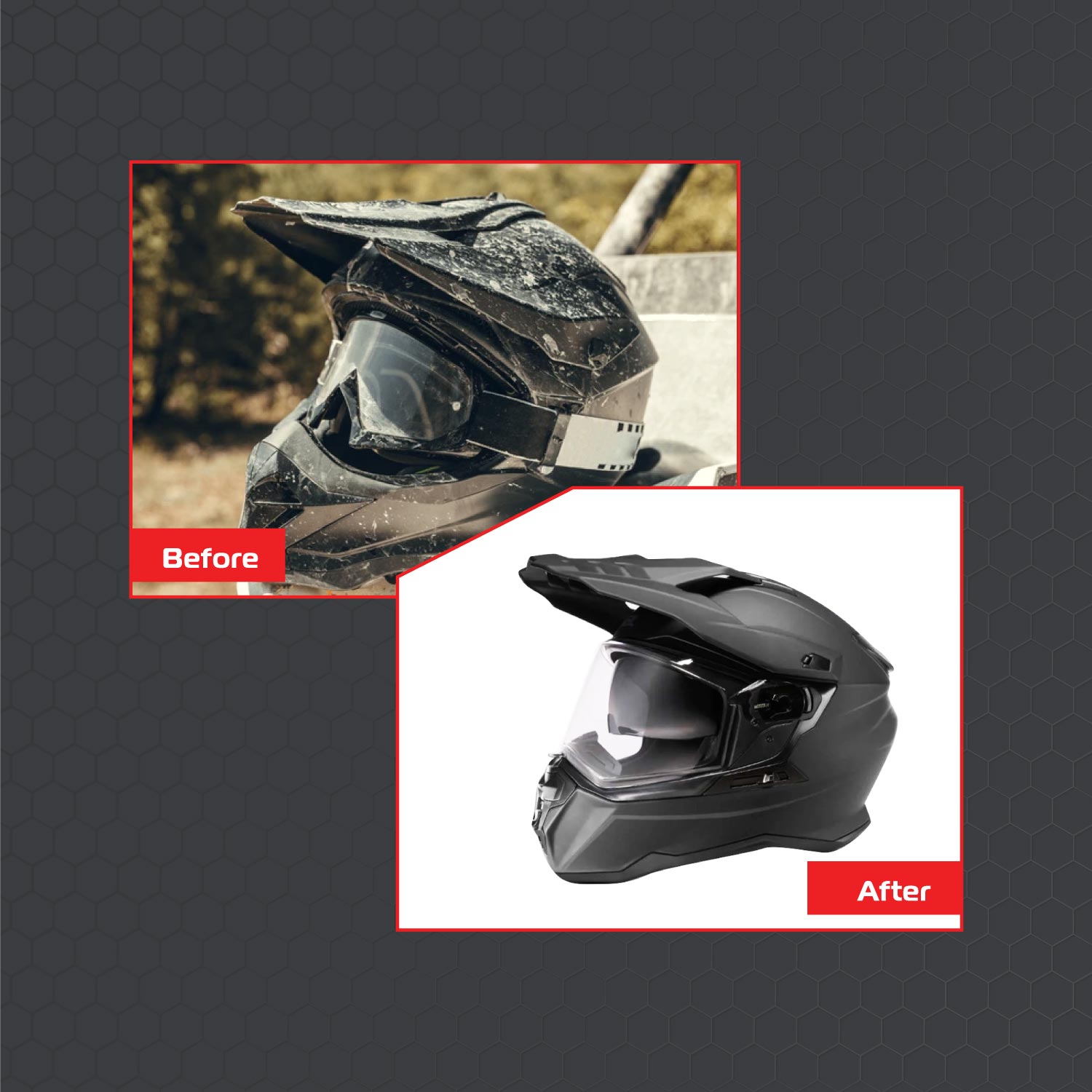 Ride safe in style with Vista Helmet Kleen, the super-easy way to keep your helmet clean and free from bad odour. Vista Helmet Kleen is a dual-purpose helmet interior cleaner for keeping helmet linings sparkling clean, odor-free and its skin-safe foam removes tough stains from exteriors too. it provides freshness and 99% protection from odour causing bacteria and is suitable for all types of helmet liners. The product helps in eliminating foul smell &amp; cleanses, has an award-winning silver-based antibact